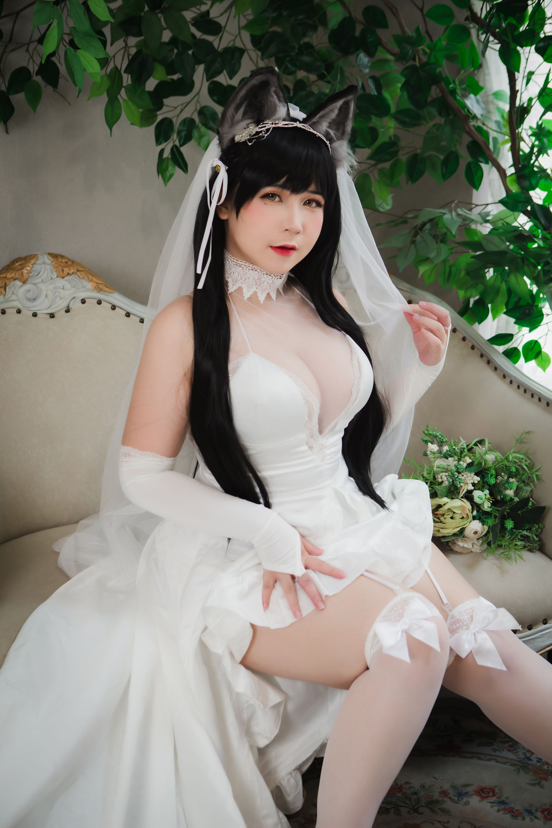 Uy Uy – Atago Wedding [32P] - 秀人网免费无水印在线套图写真