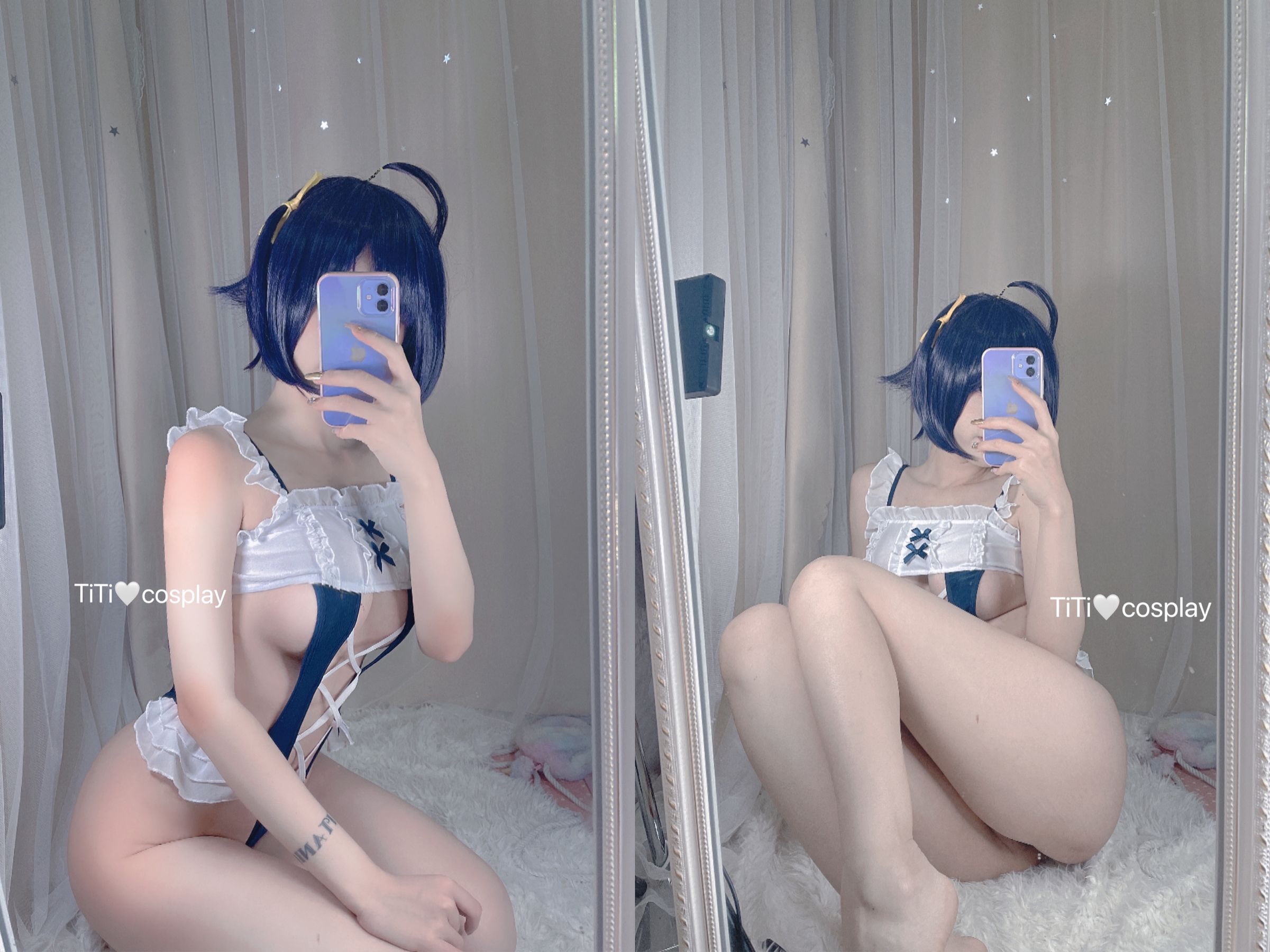 钛合金大粑粑 – 女仆自拍 [52P] - 秀人网免费无水印在线套图写真