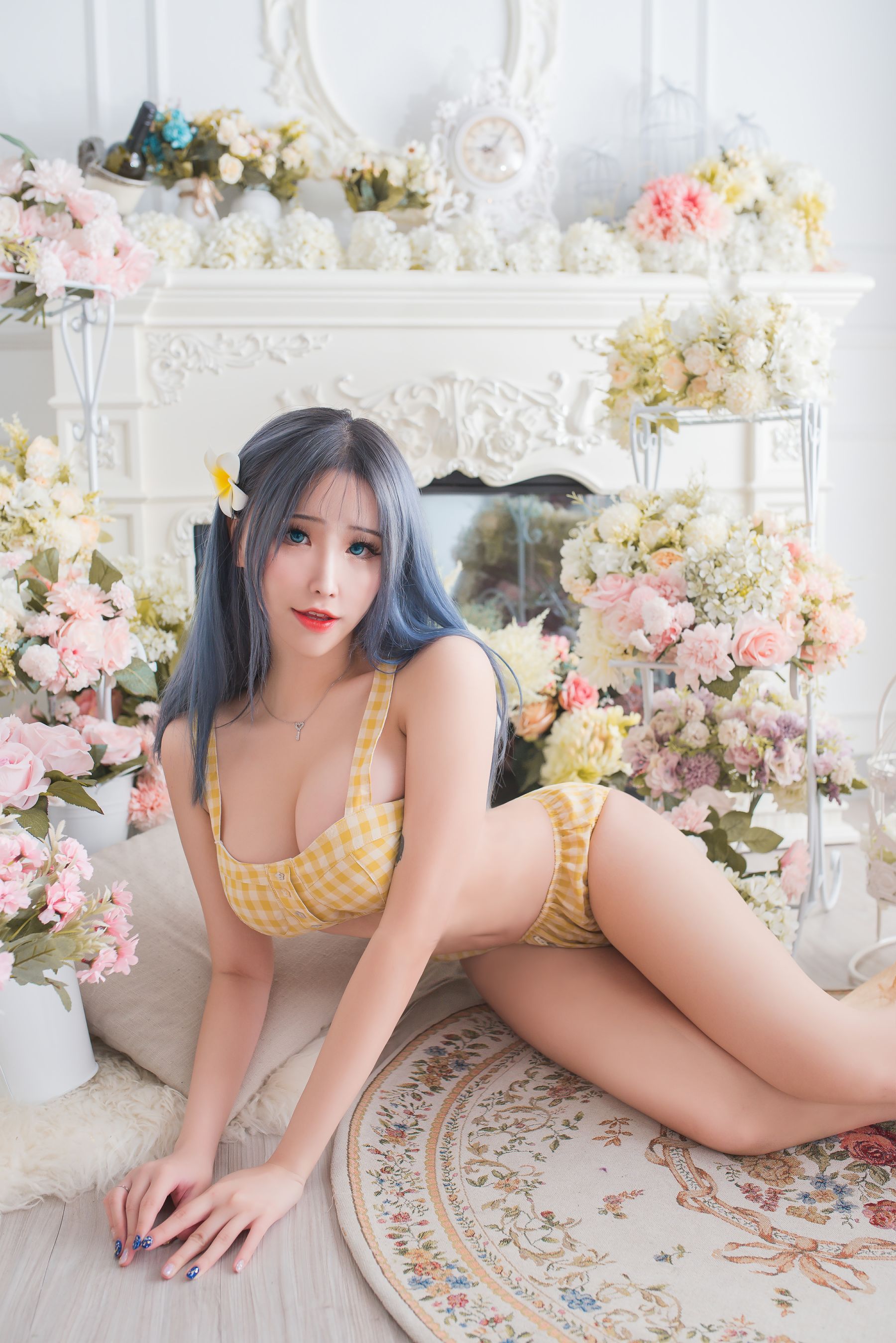 花リリ(Plant Lily) – Yellow September [16P] - 秀人网免费无水印在线套图写真