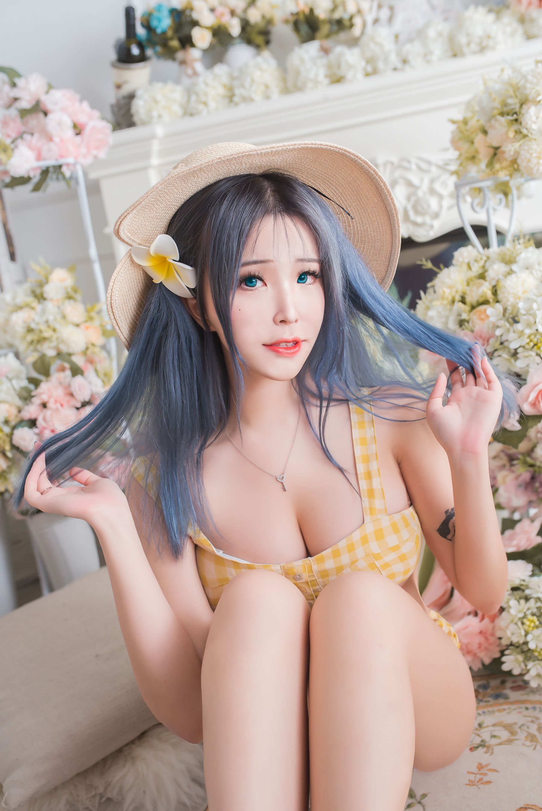花リリ(Plant Lily) – Yellow September [16P] - 秀人网免费无水印在线套图写真