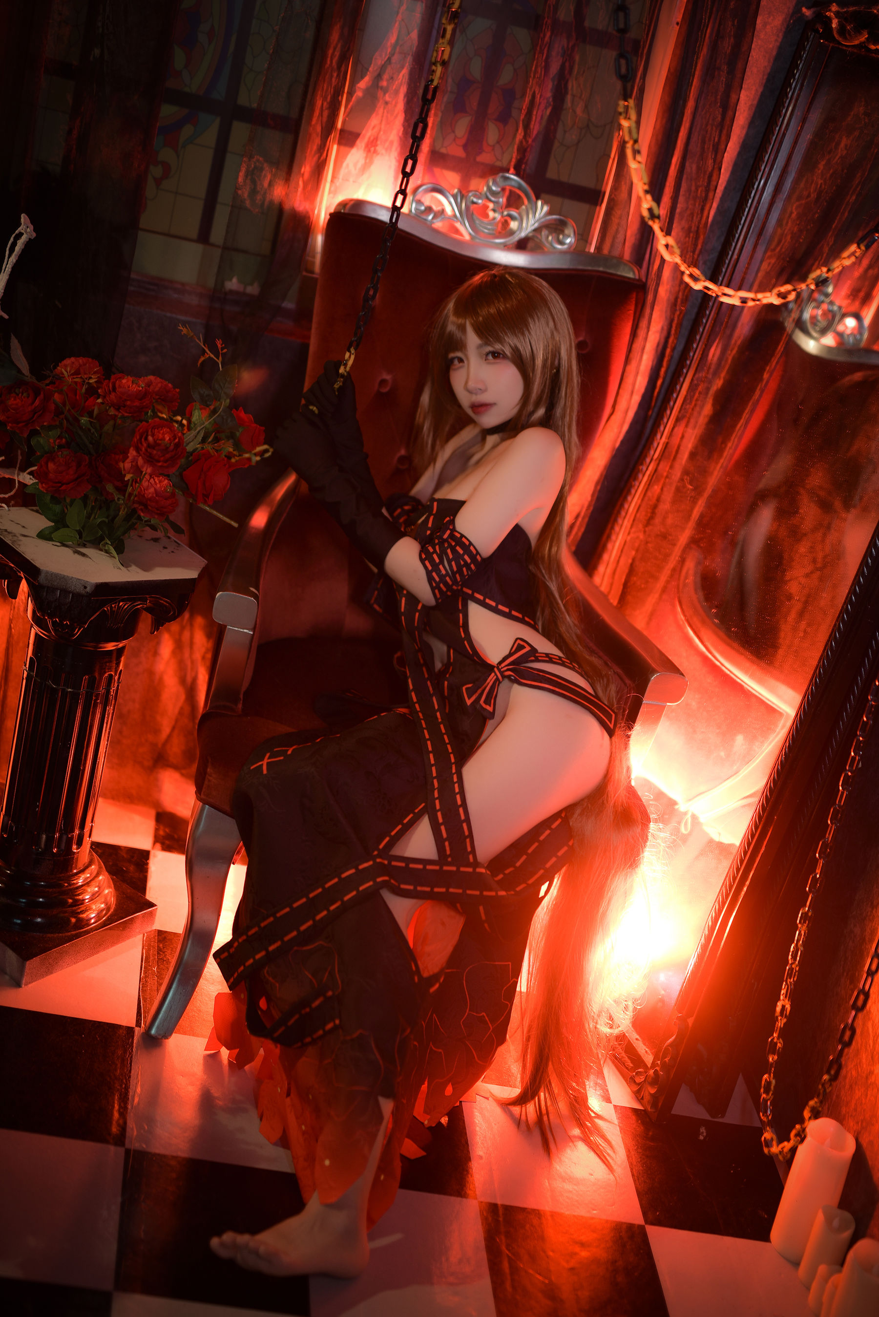 人气Coser二佐Nisa Fate虞美人 [24P] - 秀人网免费无水印在线套图写真