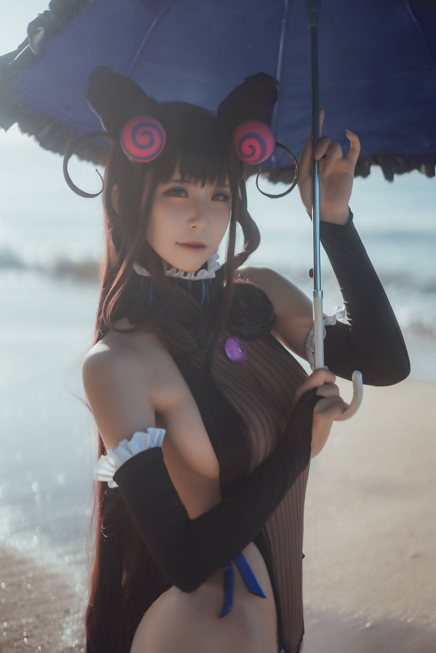 动漫博主爱老师_PhD – 紫式部 eno泳装 [15P] - 秀人网免费无水印在线套图写真