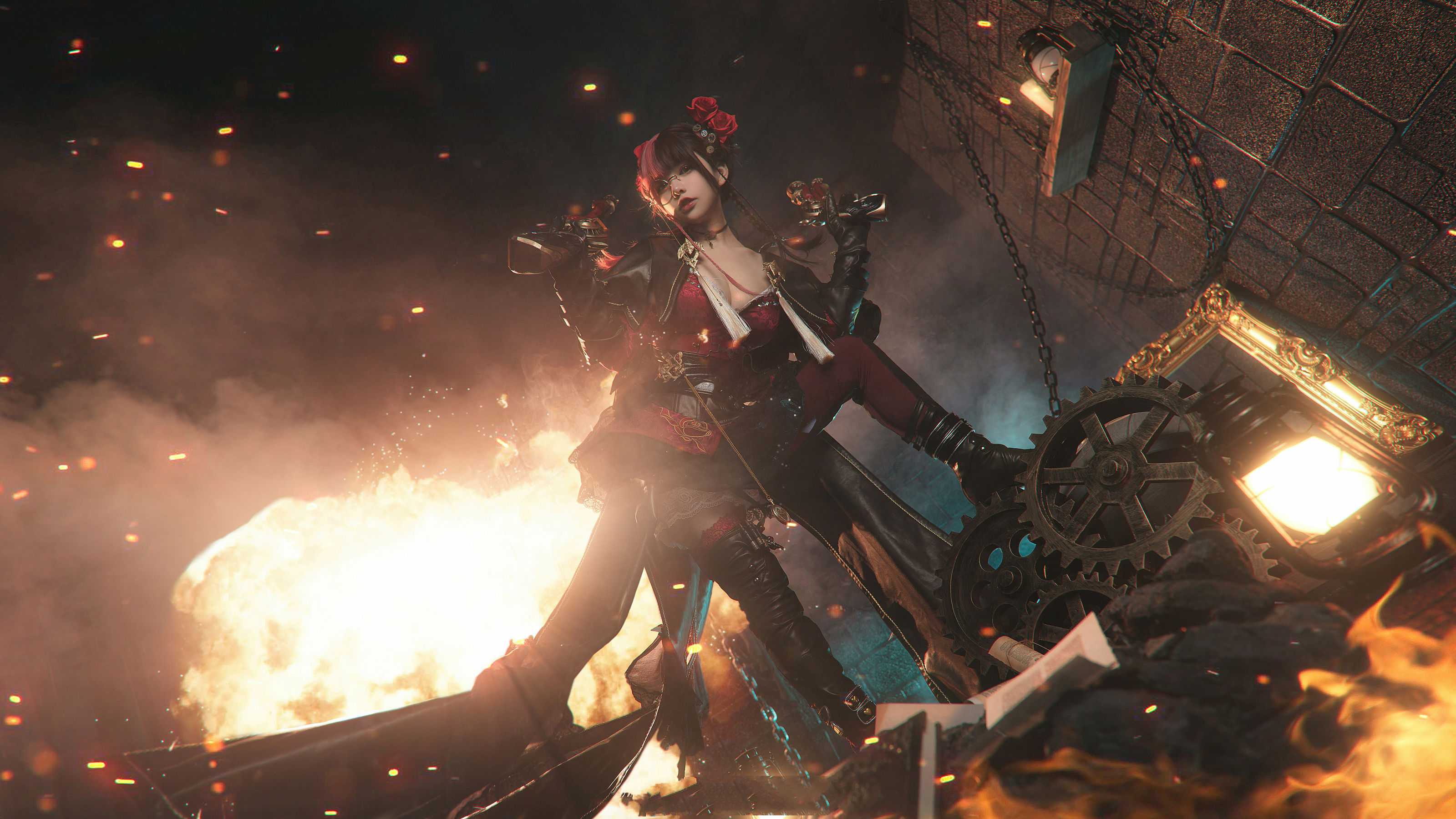 六二二同学 – 天谕手游 炎天 [12P] - 秀人网免费无水印在线套图写真