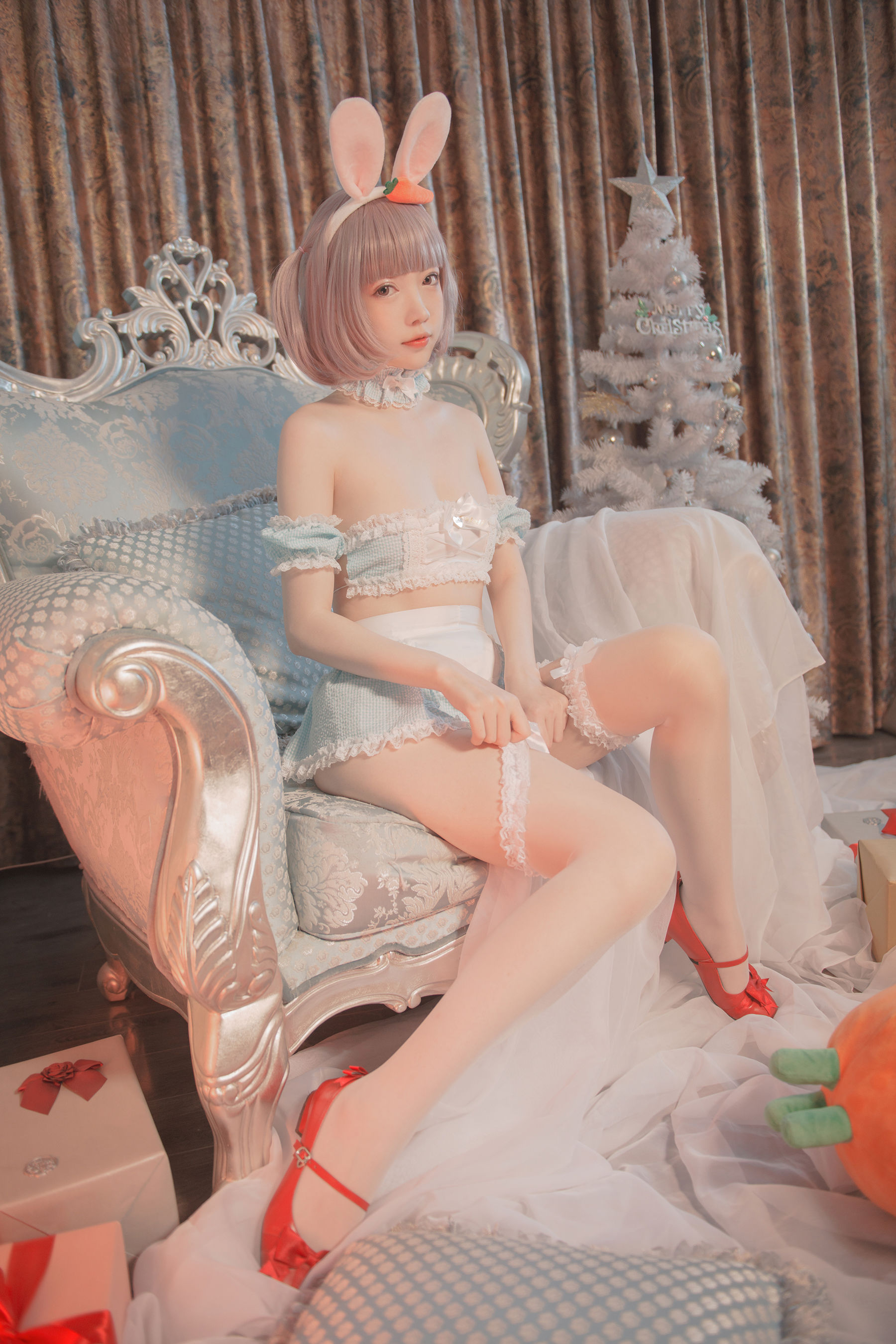 大胸萌妹妖少you1 – 雪兔 [11P] - 秀人网免费无水印在线套图写真