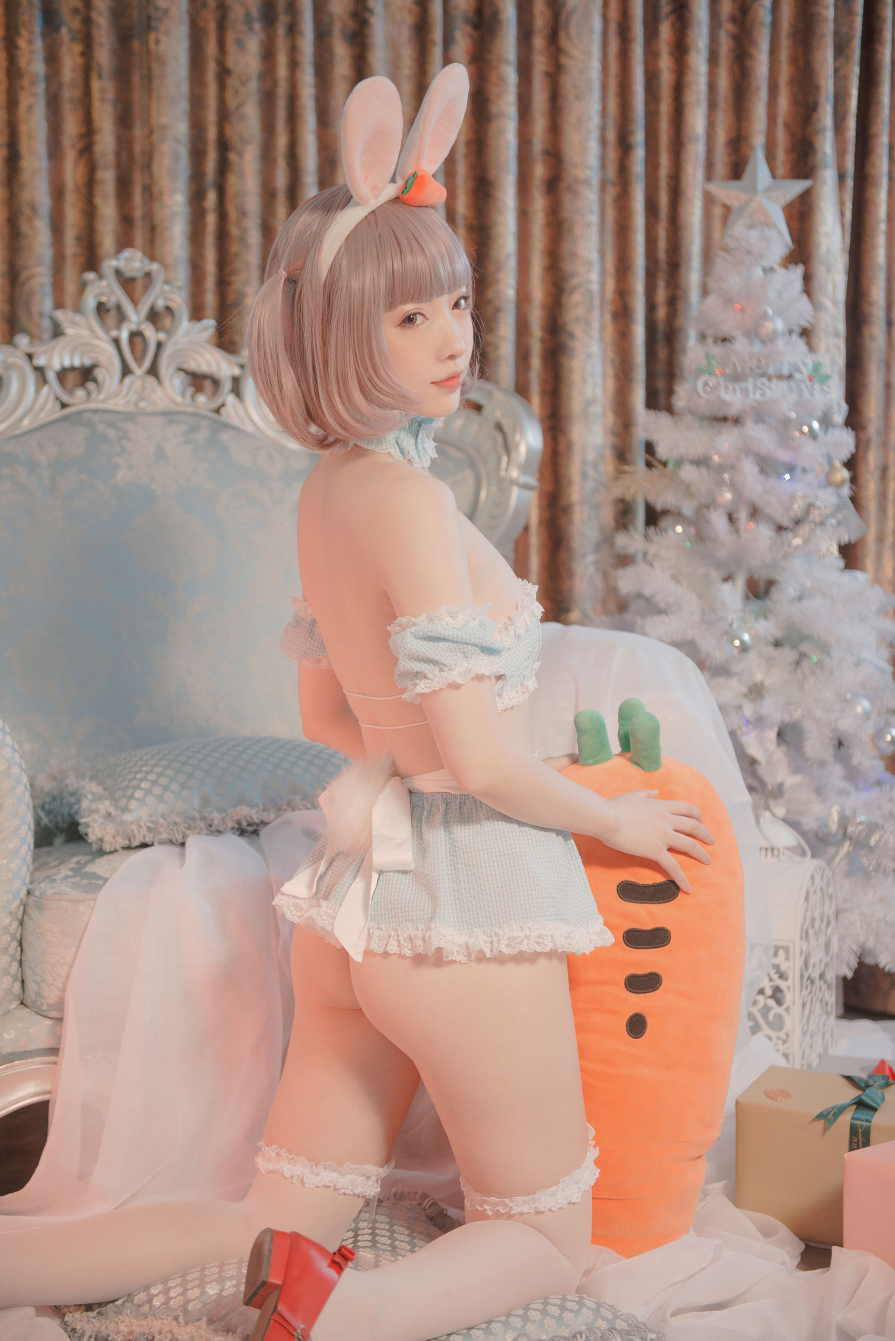 大胸萌妹妖少you1 – 雪兔 [11P] - 秀人网免费无水印在线套图写真