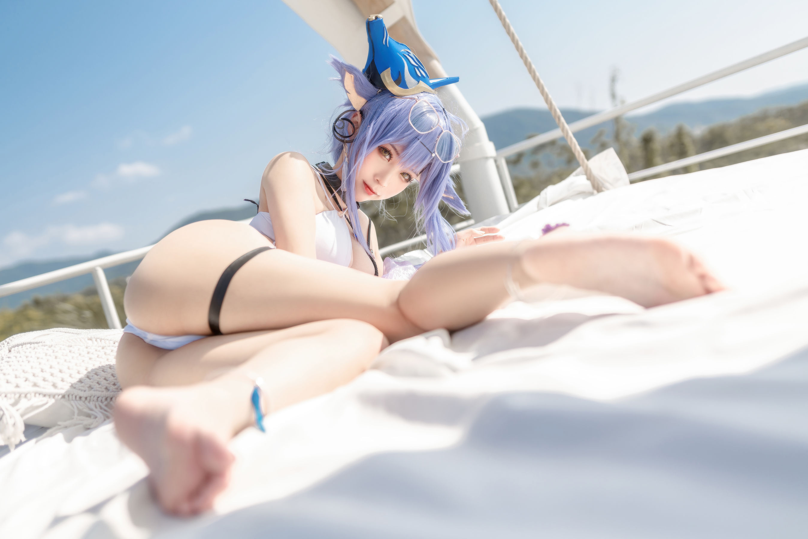 动漫博主蠢沫沫 – 童の假日 士佐 [40P] - 秀人网免费无水印在线套图写真