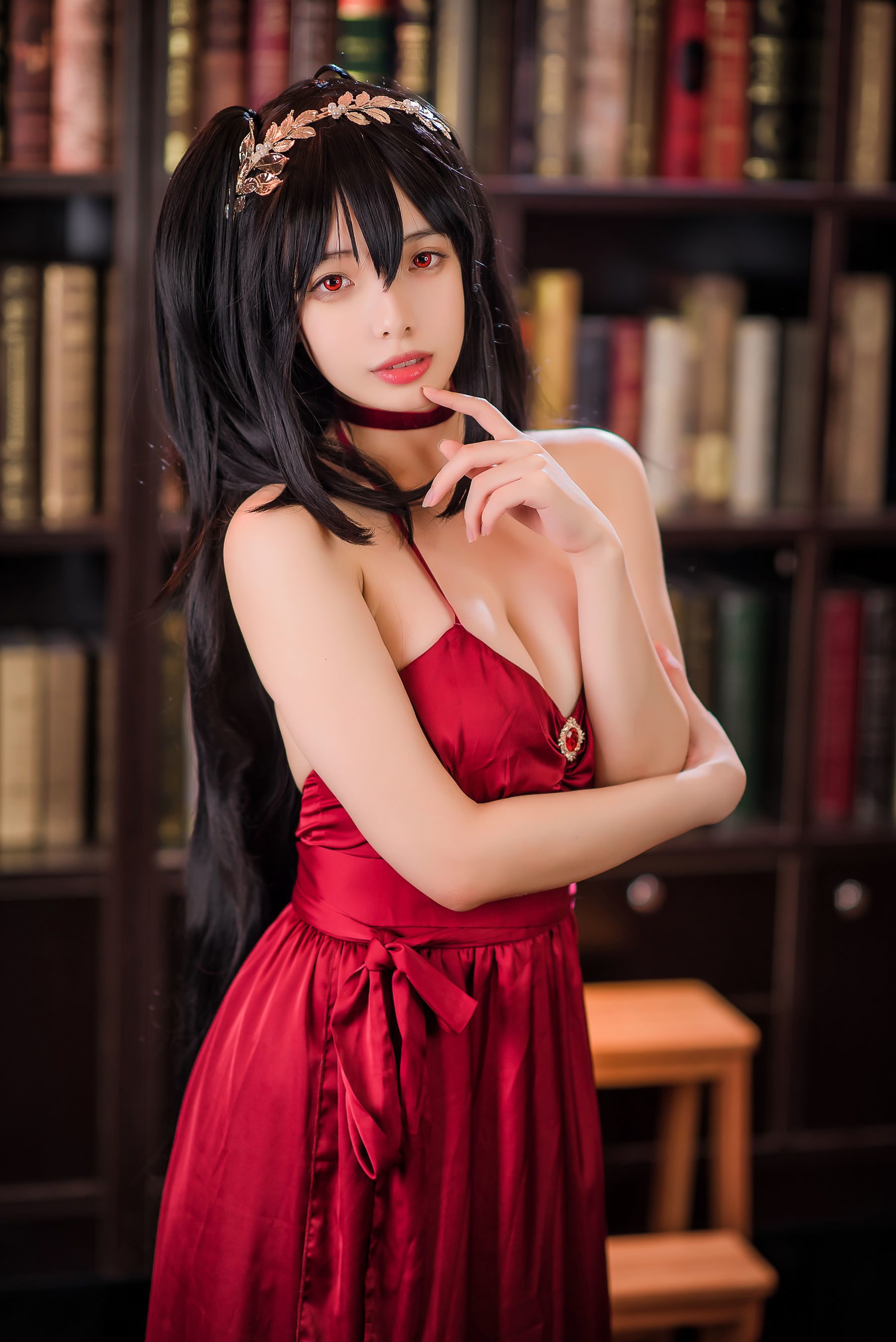 [萝莉COS] 雯妹 – 碧蓝航线大凤礼服 [43P] - 秀人网免费无水印在线套图写真