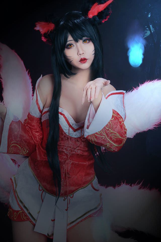 越裔正妹Hana bunny – Ahri [14P] - 秀人网免费无水印在线套图写真