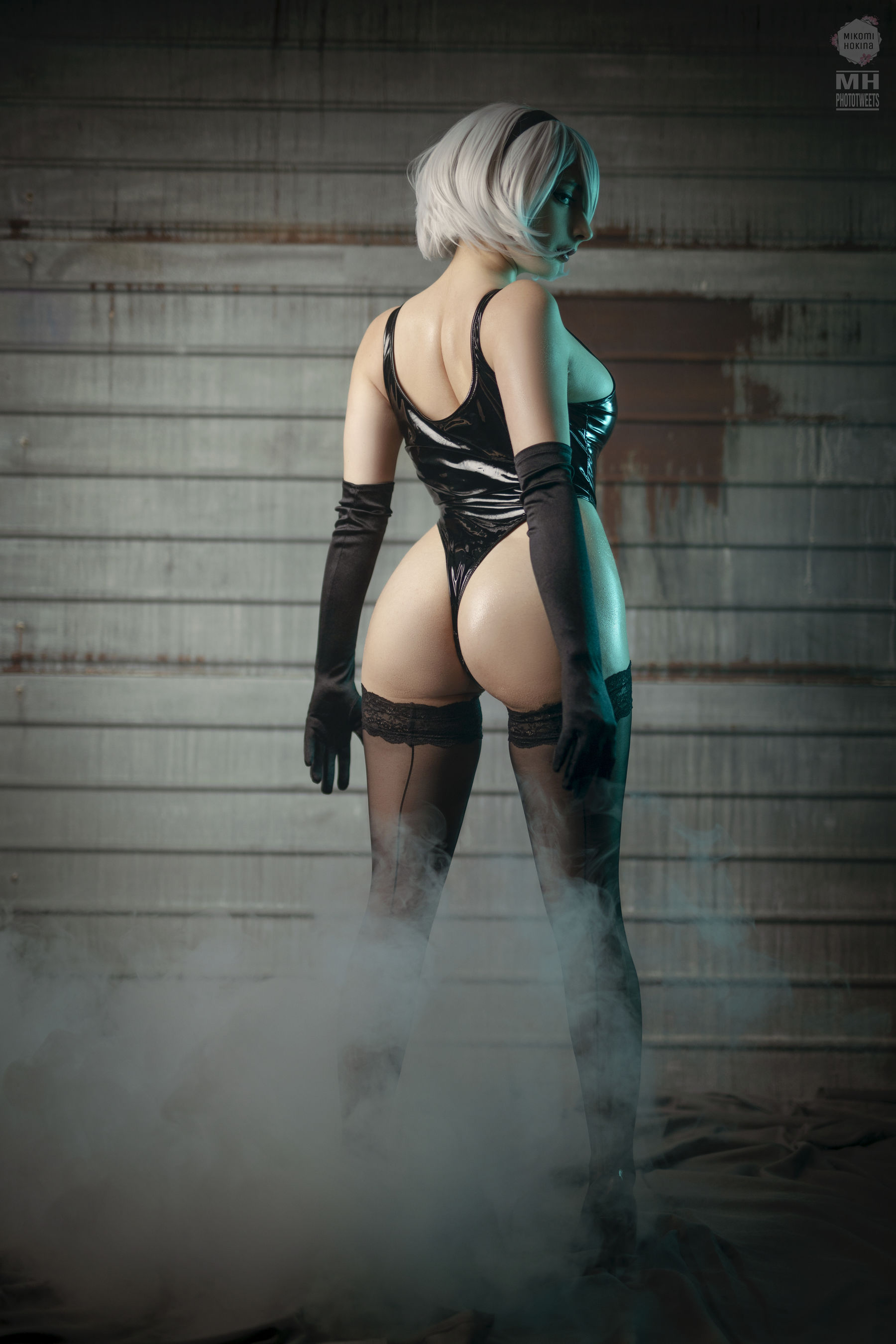 Mikomi Hokina – 2B Oily Leotard [33P] - 秀人网免费无水印在线套图写真