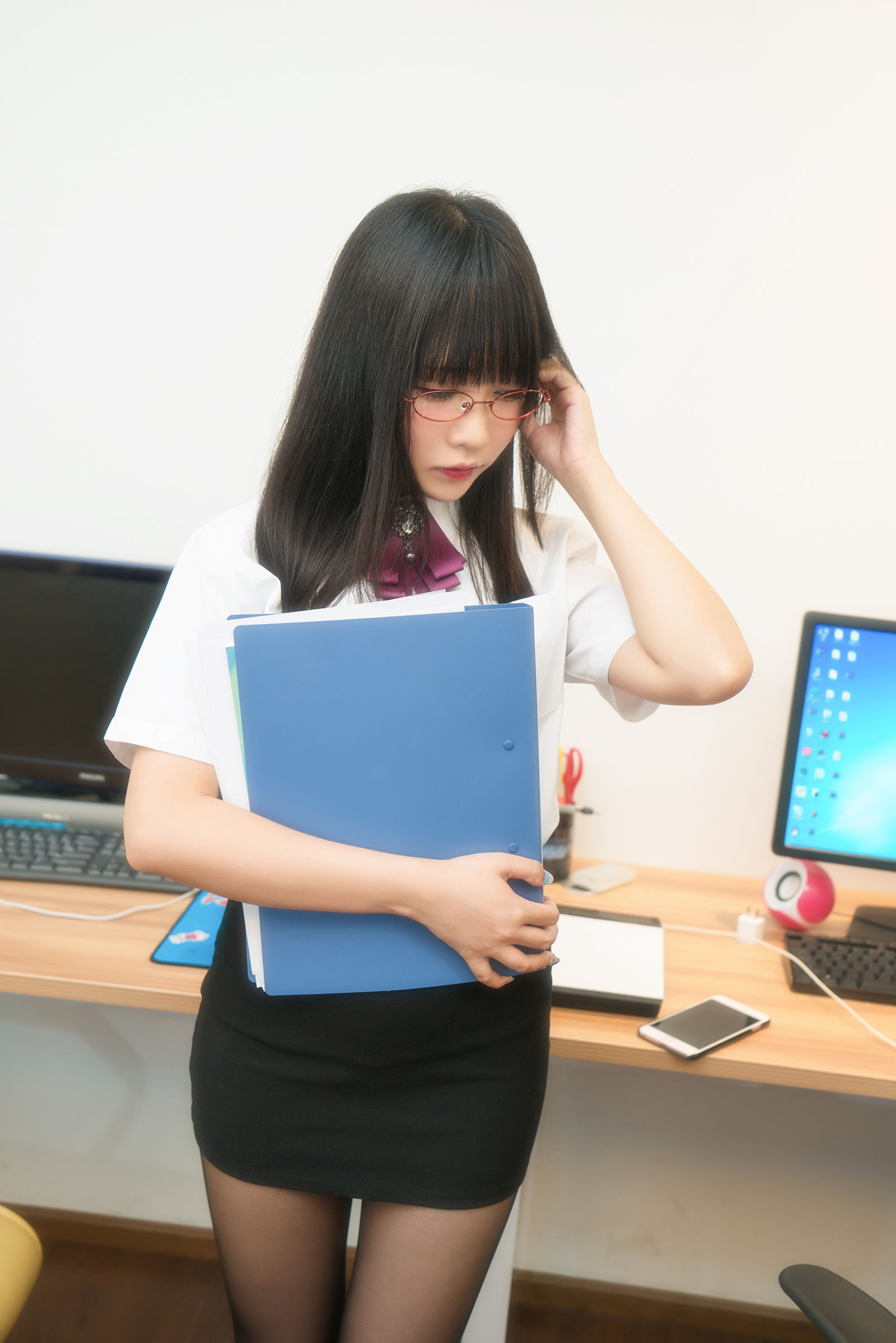 銘銘Kizami 前辈S大课堂 [47P] - 秀人网免费无水印在线套图写真