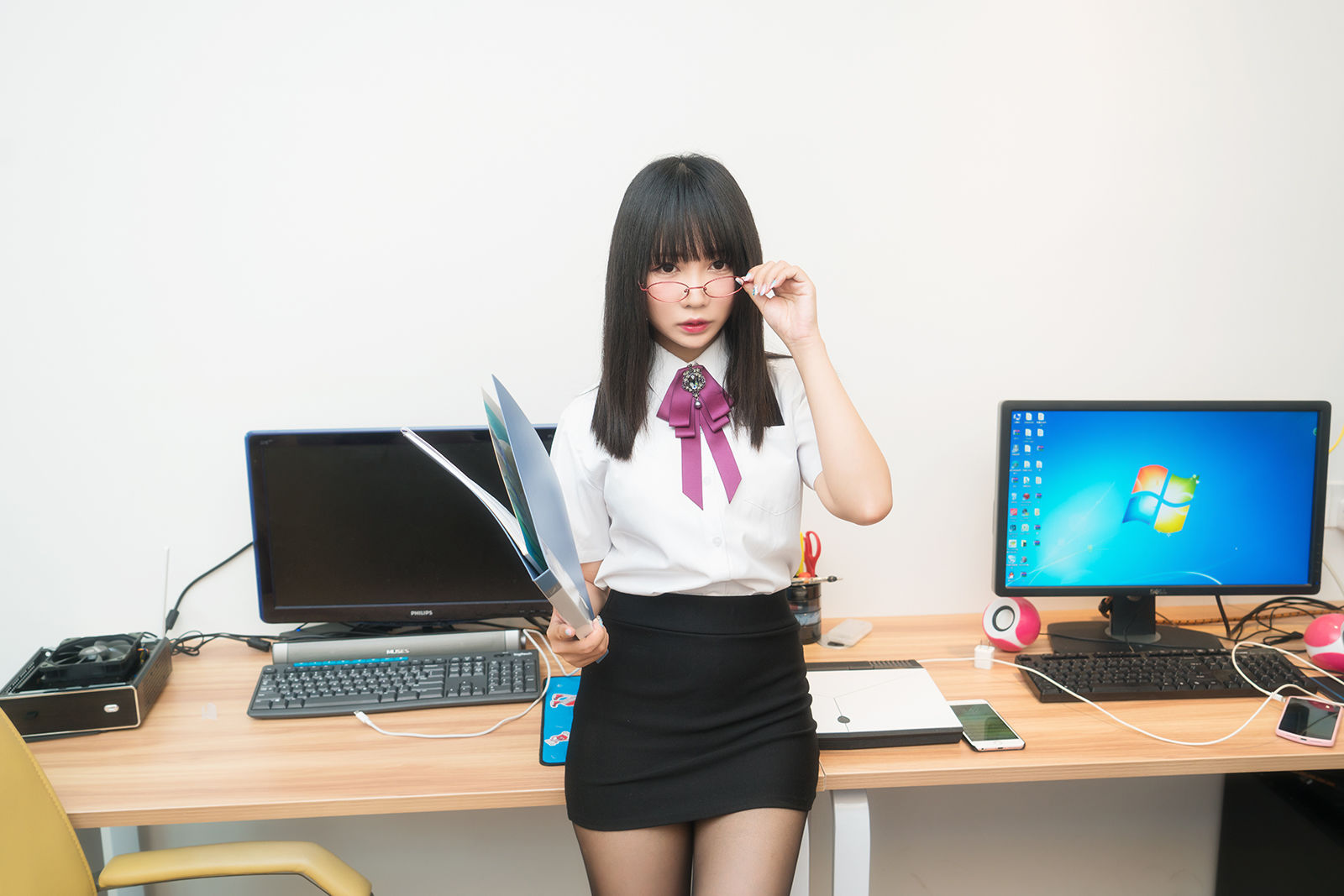 銘銘Kizami 前辈S大课堂 [47P] - 秀人网免费无水印在线套图写真