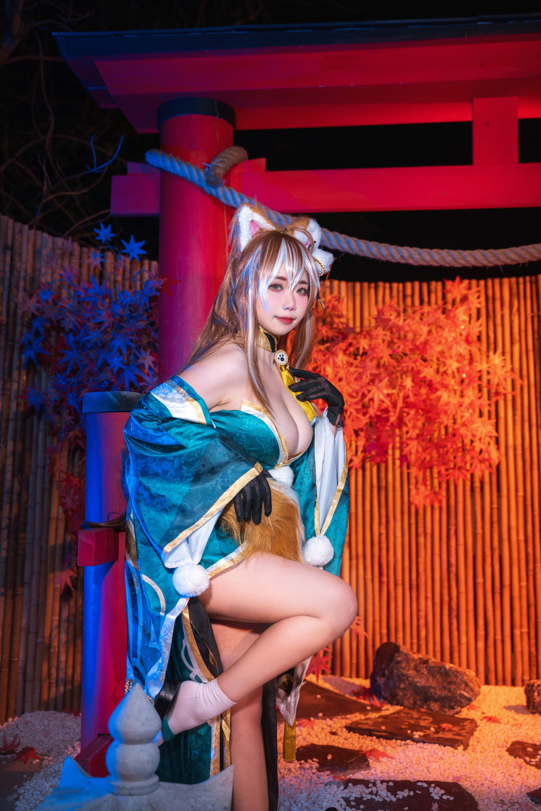 贞子蜜桃 – 原神 希娜小姐 [19P] - 秀人网免费无水印在线套图写真