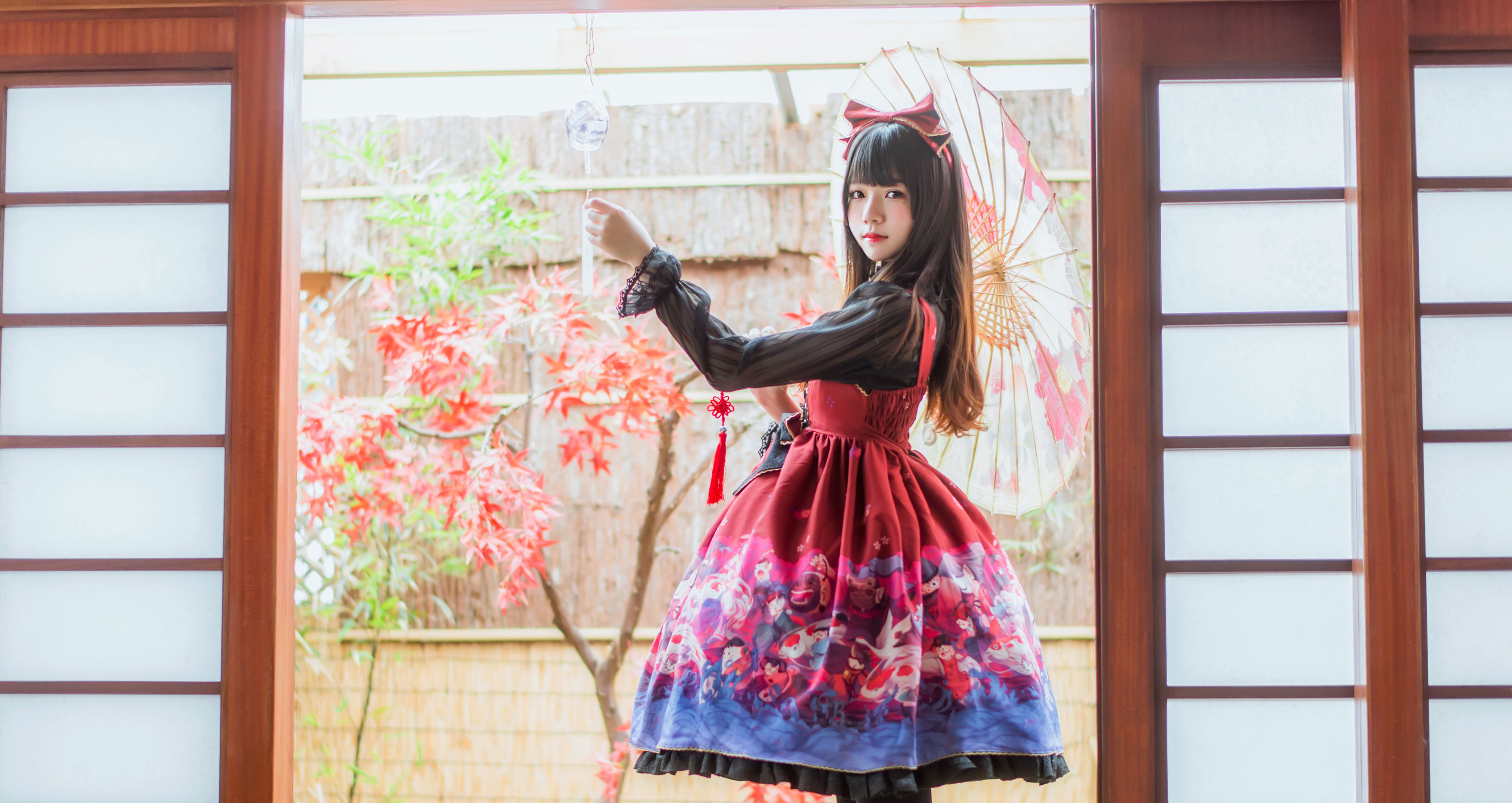 [萝莉COS] 桜桃喵《和风lolita》 [22P] - 秀人网免费无水印在线套图写真