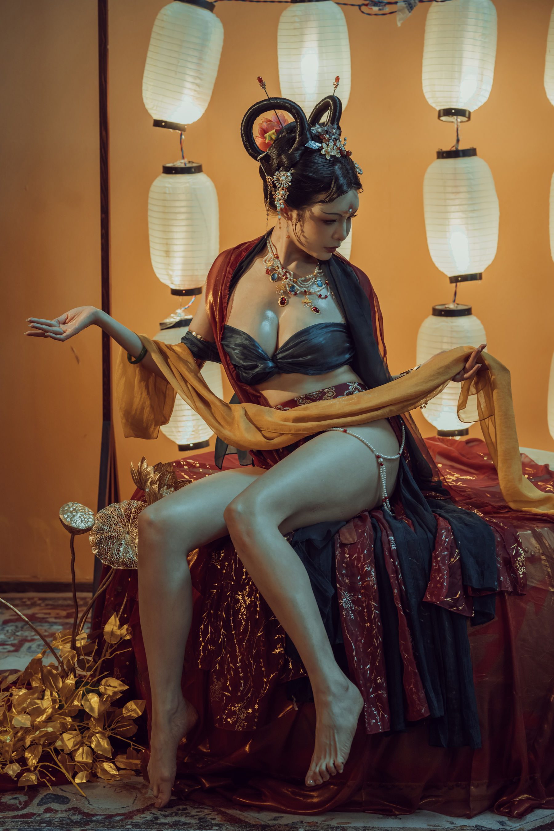 秋和柯基(夏小秋秋秋) &#038; 奶桃 – 红尘梦 [40P] - 秀人网免费无水印在线套图写真