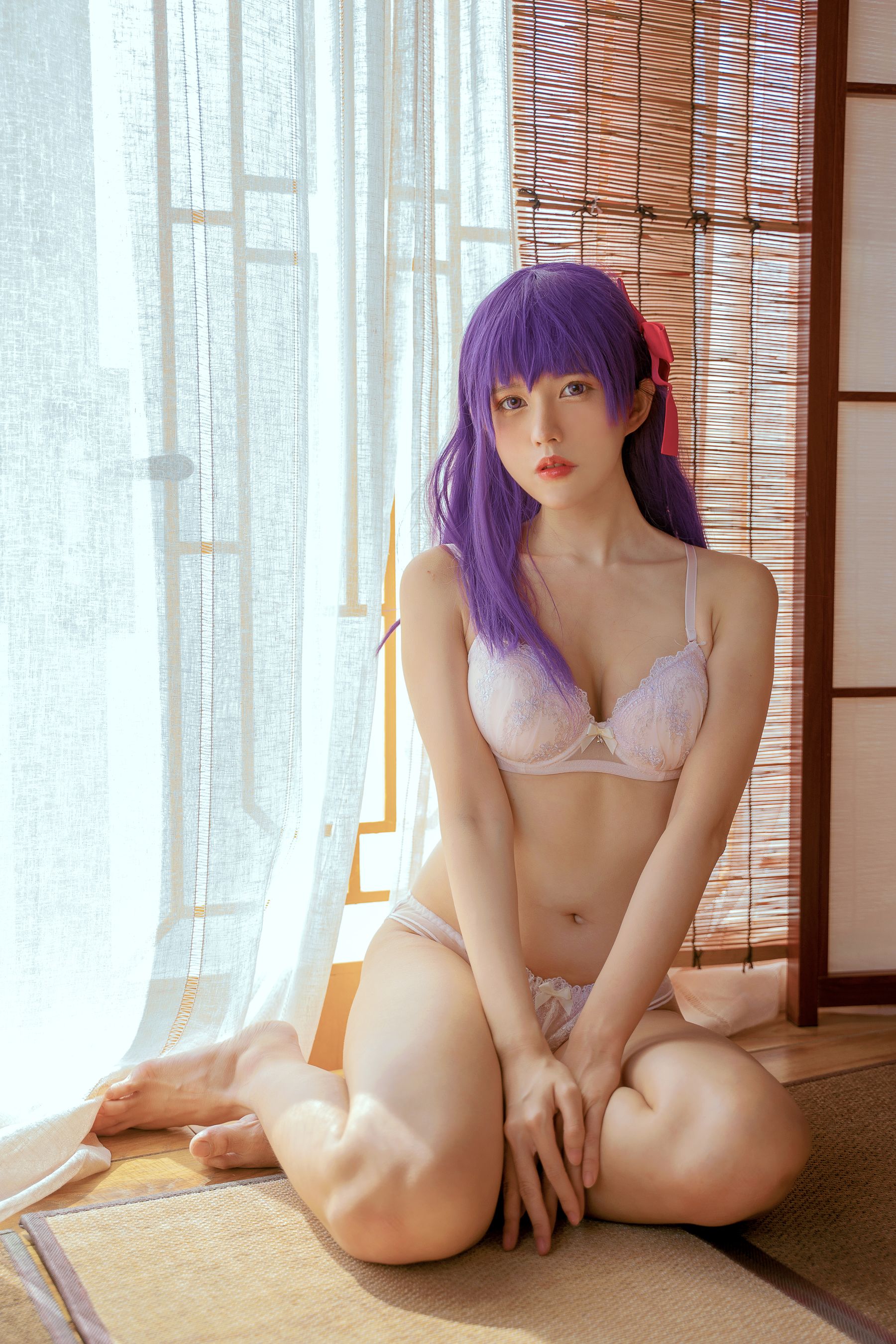 PingPing – 間桐 桜 [37P] - 秀人网免费无水印在线套图写真