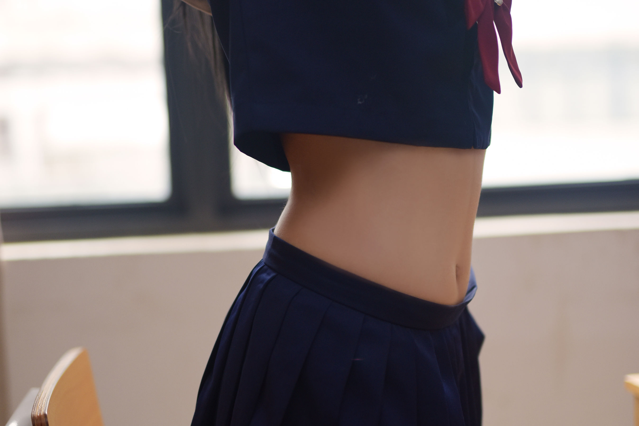 动漫博主九曲Jean JK露脐制服 [30P] - 秀人网免费无水印在线套图写真