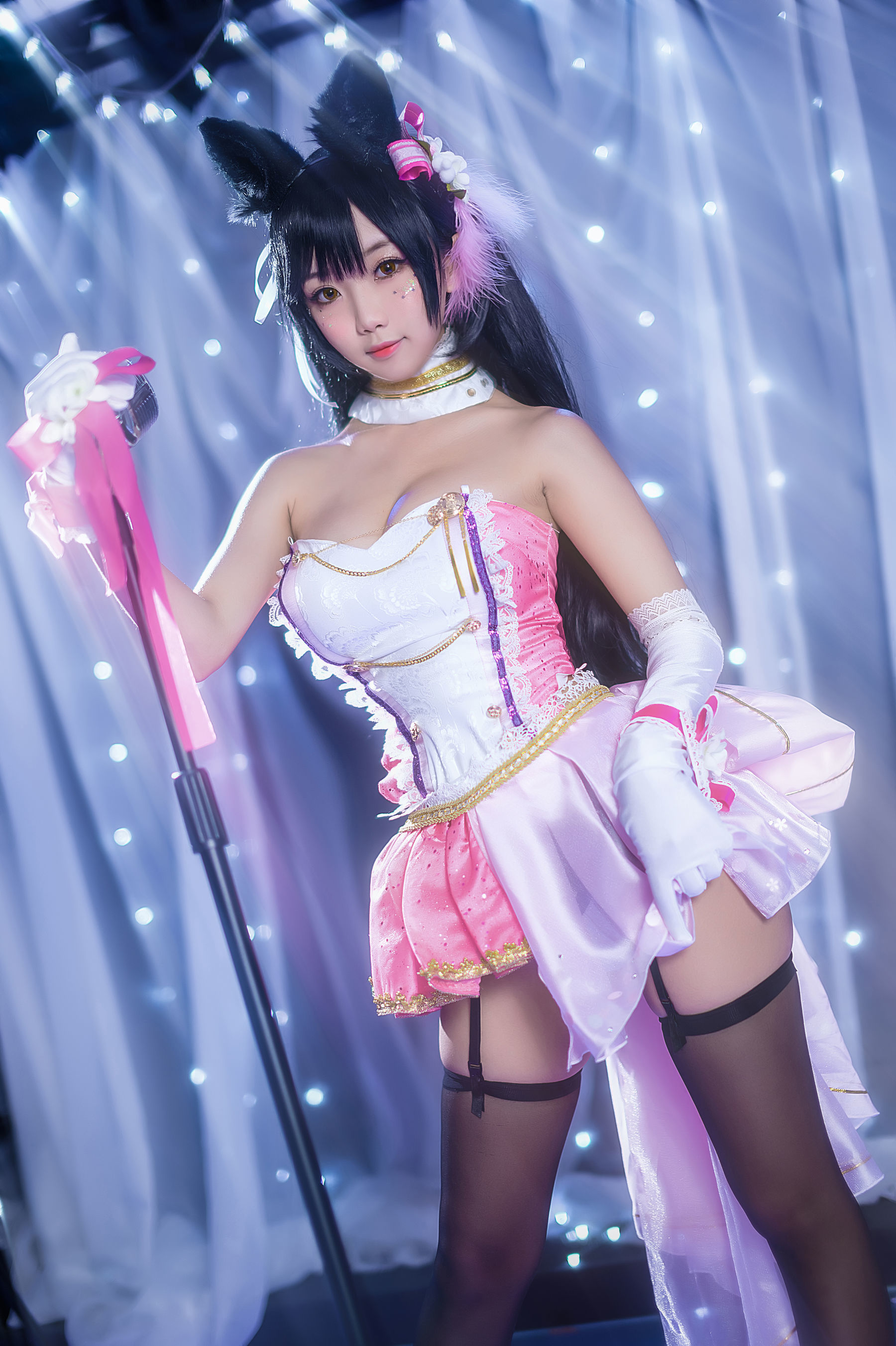 [萝莉COS] 鬼畜瑶 – 大狗打歌服 [13P] - 秀人网免费无水印在线套图写真