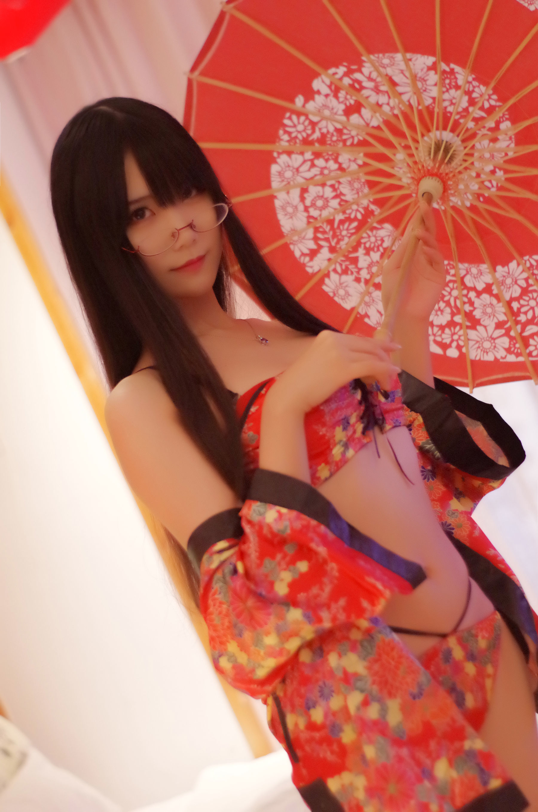 动漫博主曉美媽 浴衣 [35P] - 秀人网免费无水印在线套图写真