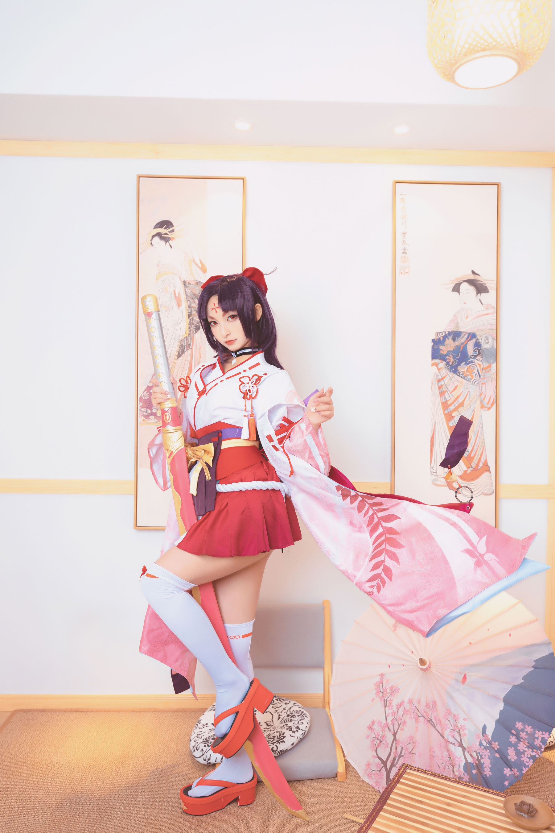 [Cosplay写真] 萝莉神楽坂真冬之刀ノ語 [75P] - 秀人网免费无水印在线套图写真