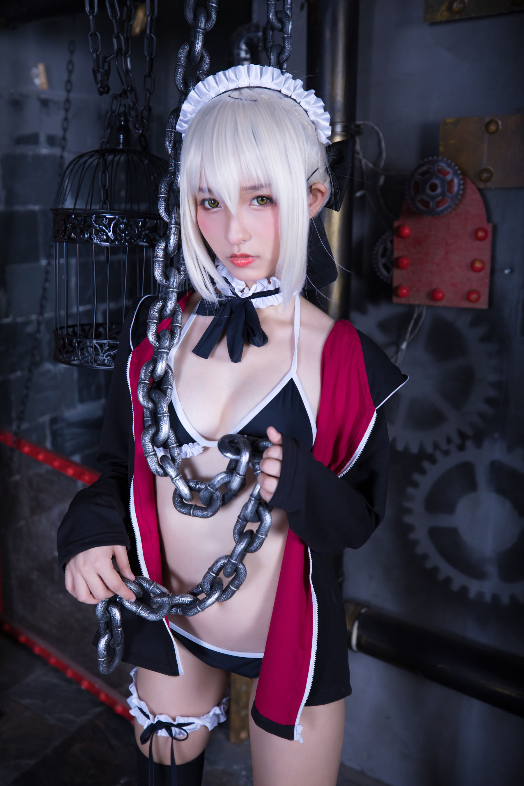 [萝莉COS] 神楽坂真冬 绝对服从(Fate Grand Order) [150P] - 秀人网免费无水印在线套图写真