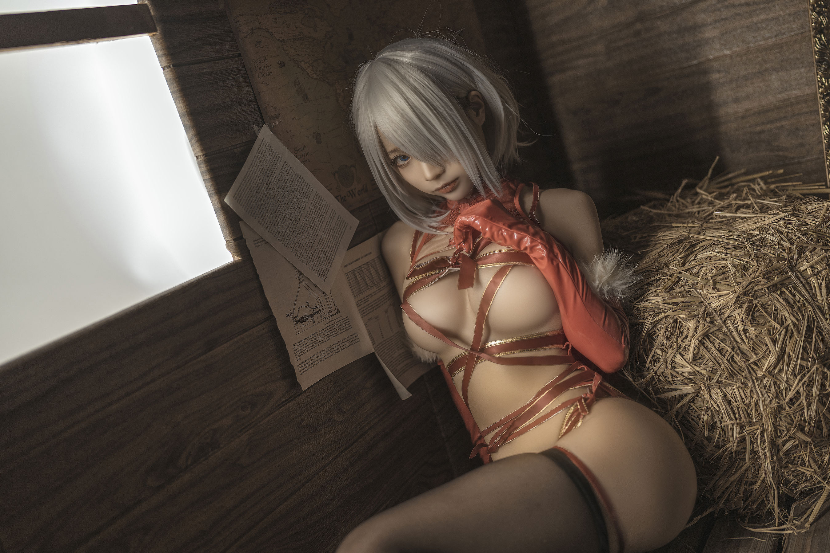 动漫博主蠢沫沫 – 2B圣诞 [70P] - 秀人网免费无水印在线套图写真