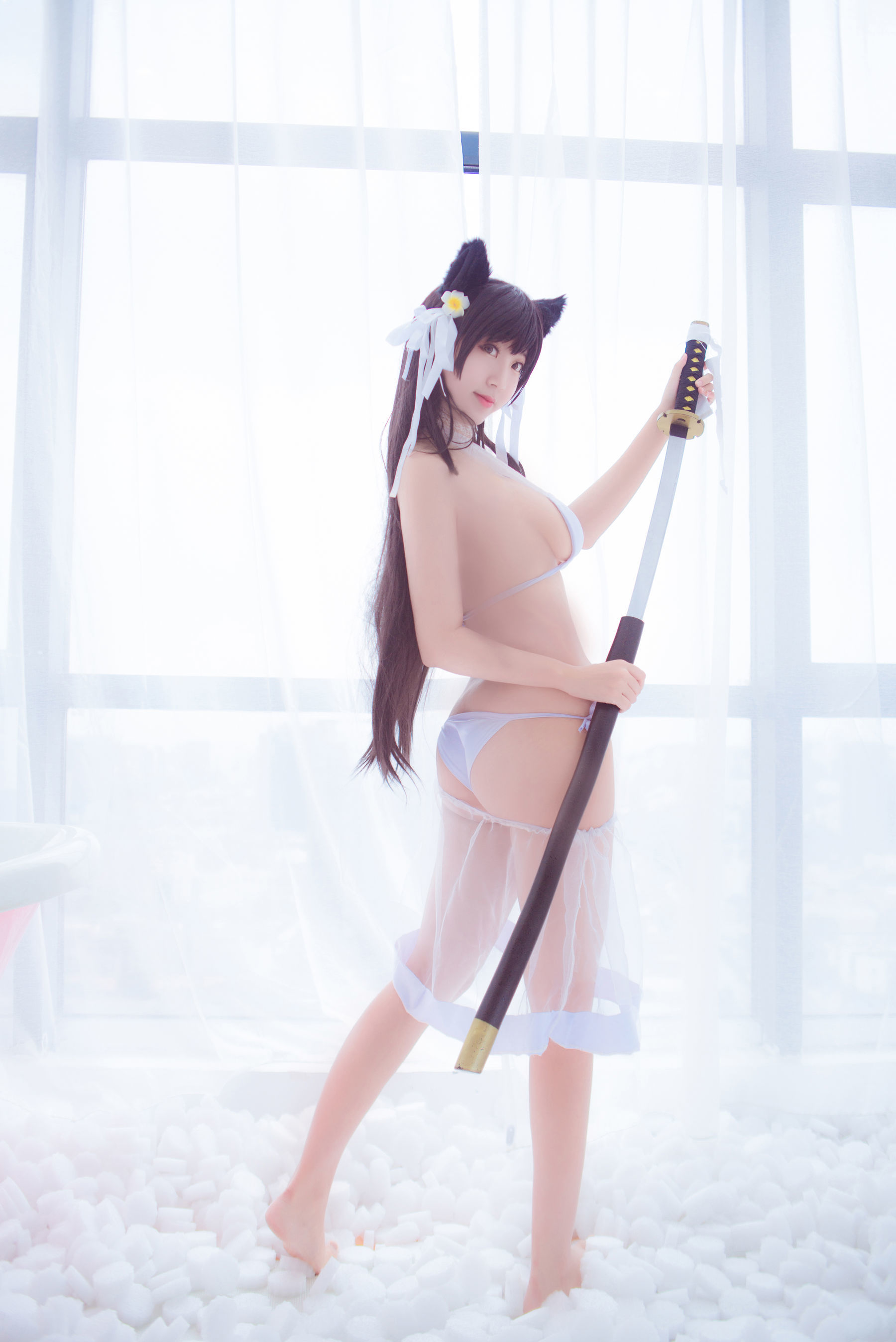 [萝莉COS] 黑川 – 爱宕泳衣 [15P] - 秀人网免费无水印在线套图写真