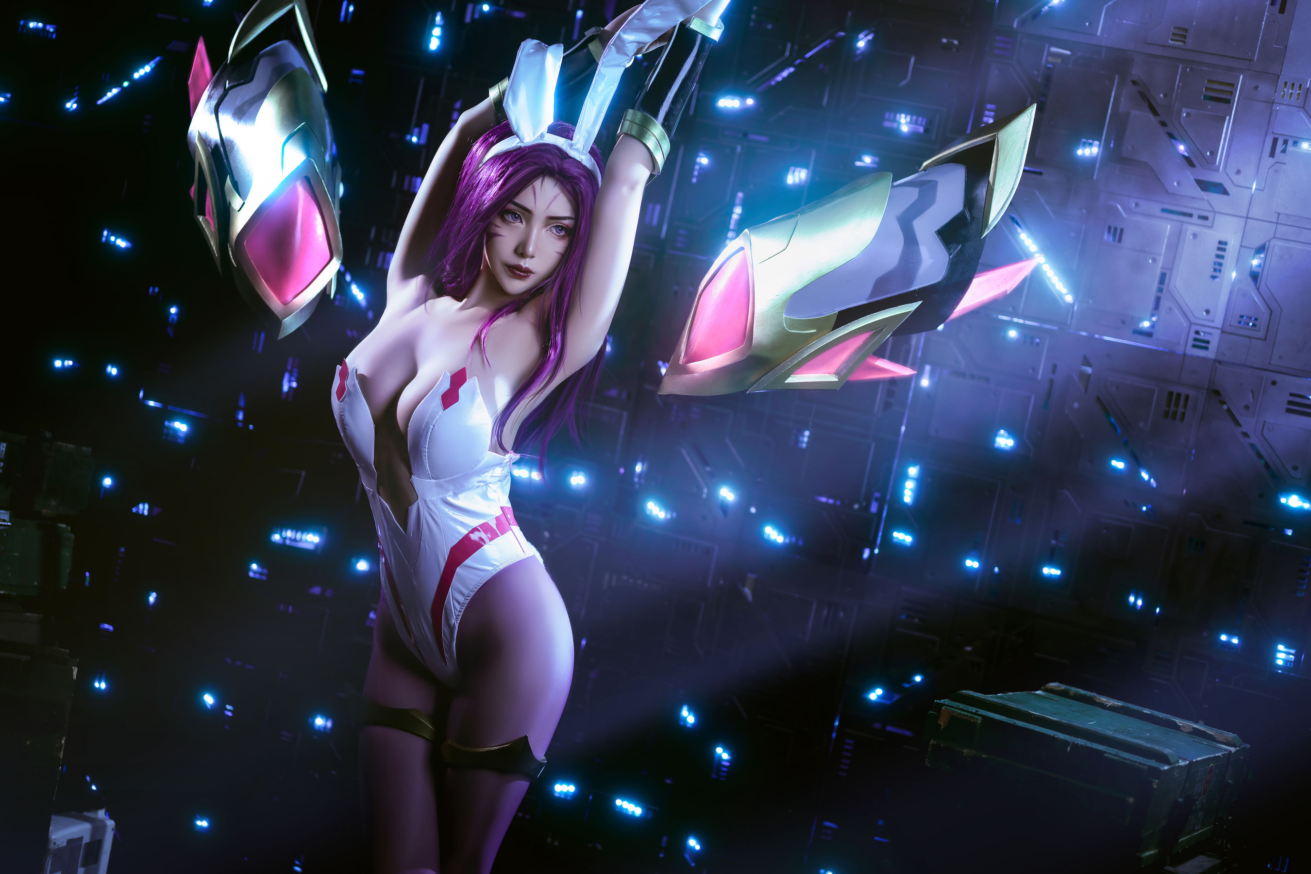 动漫博主雯妹 – 卡莎 [10P] - 秀人网免费无水印在线套图写真