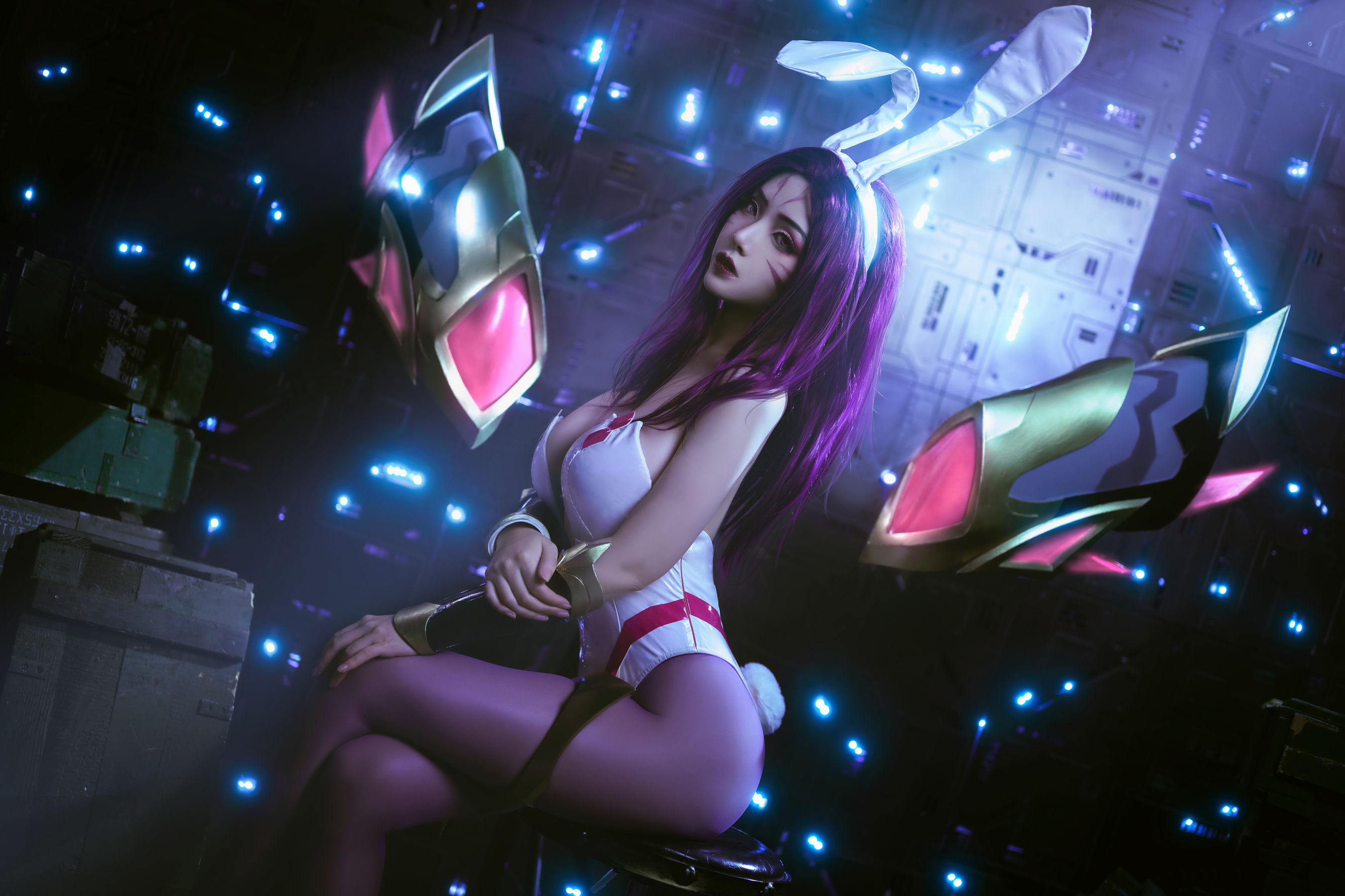 动漫博主雯妹 – 卡莎 [10P] - 秀人网免费无水印在线套图写真