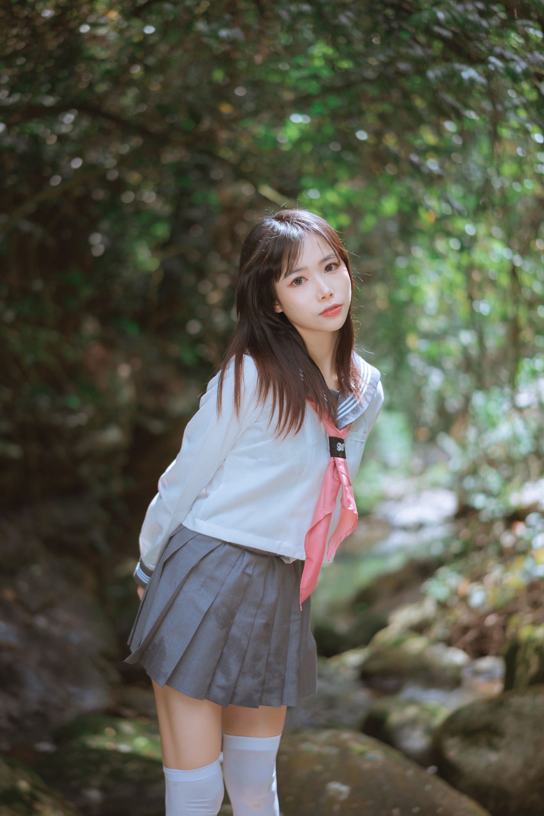 阳光美少女萌芽儿o0 – 请叫我若生 小溪JK百合 [93P] - 秀人网免费无水印在线套图写真