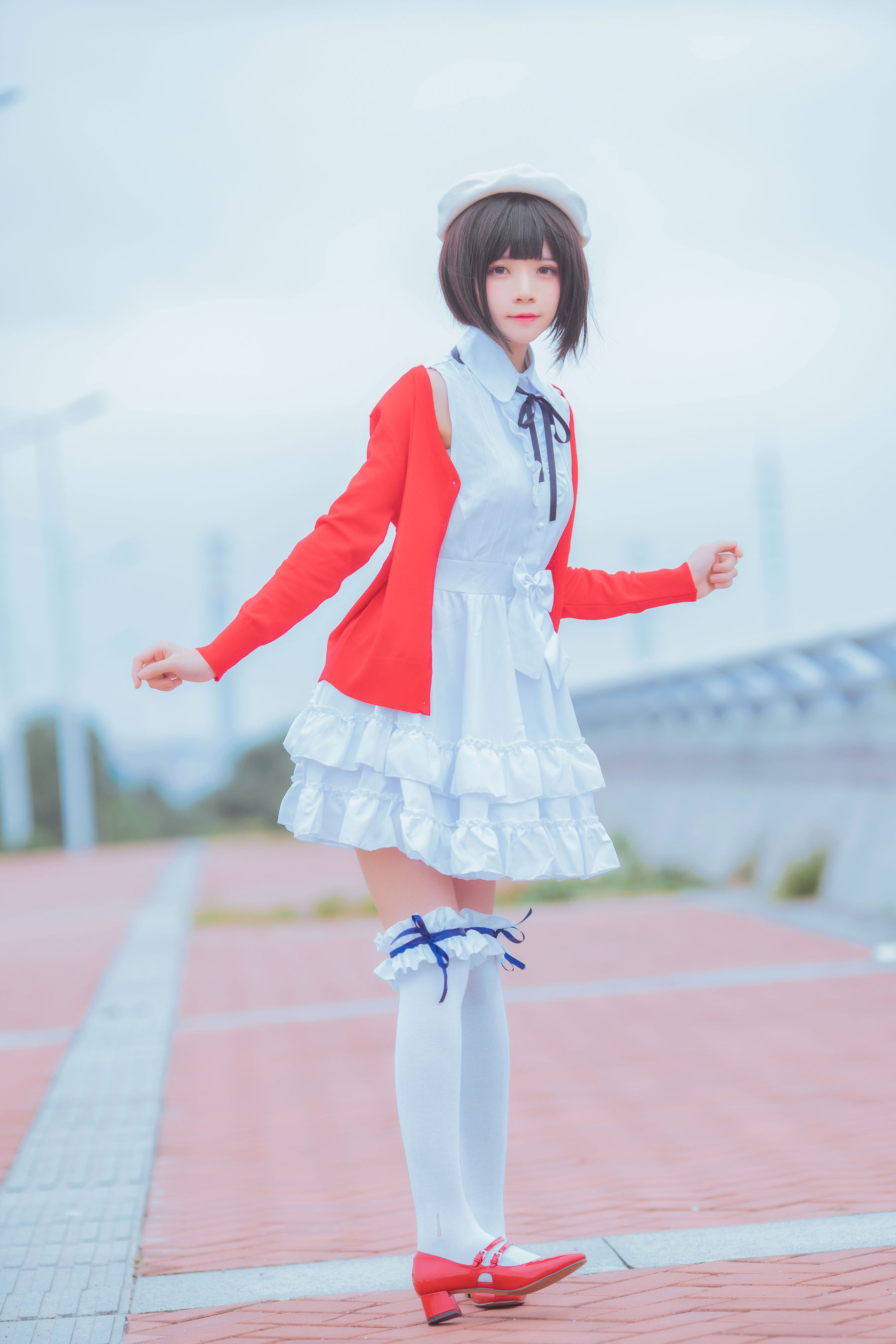[萝莉COS] 桜桃喵《(加藤惠)常服》 [33P] - 秀人网免费无水印在线套图写真
