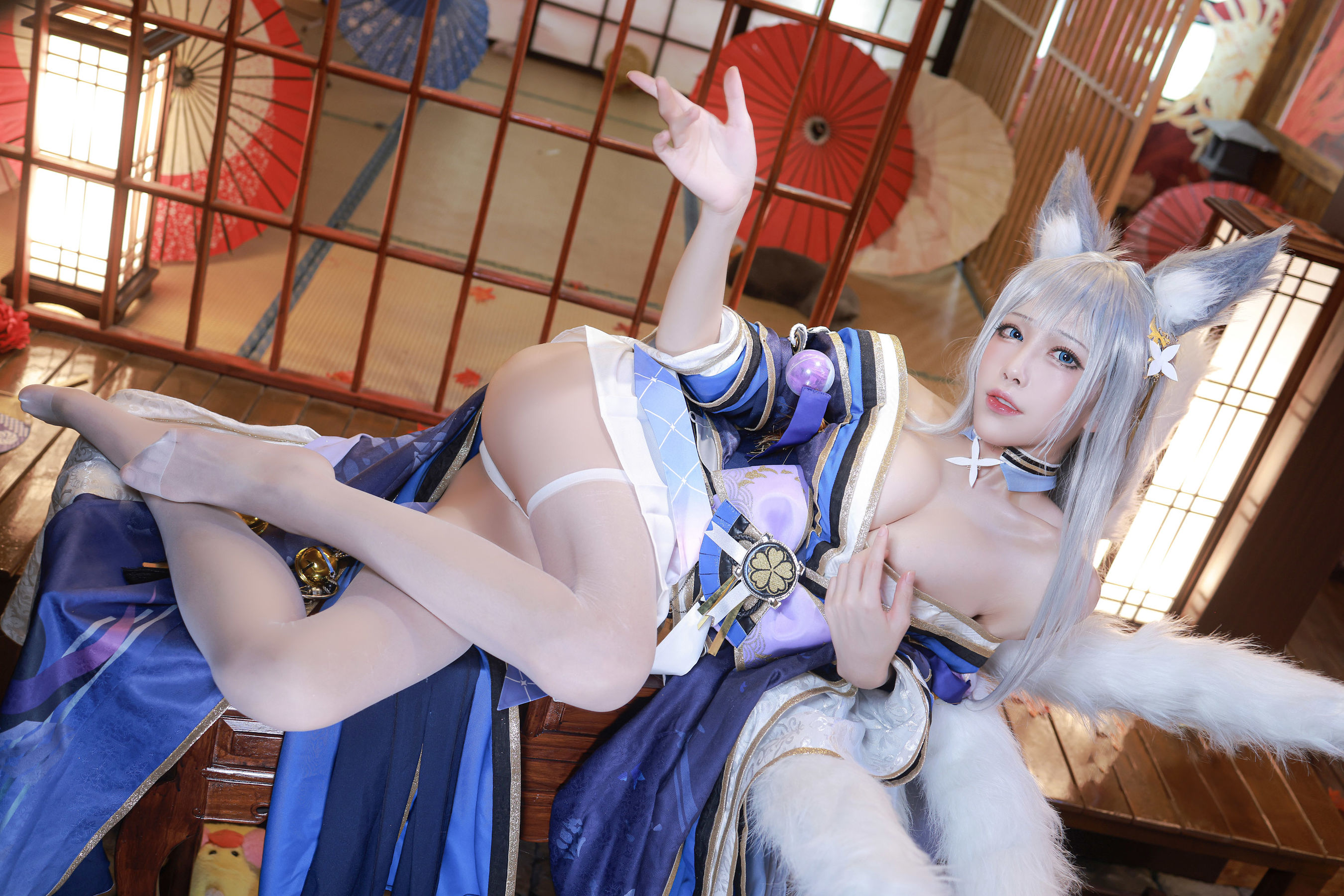 动漫博主水淼aqua – 信浓 [39P] - 秀人网免费无水印在线套图写真