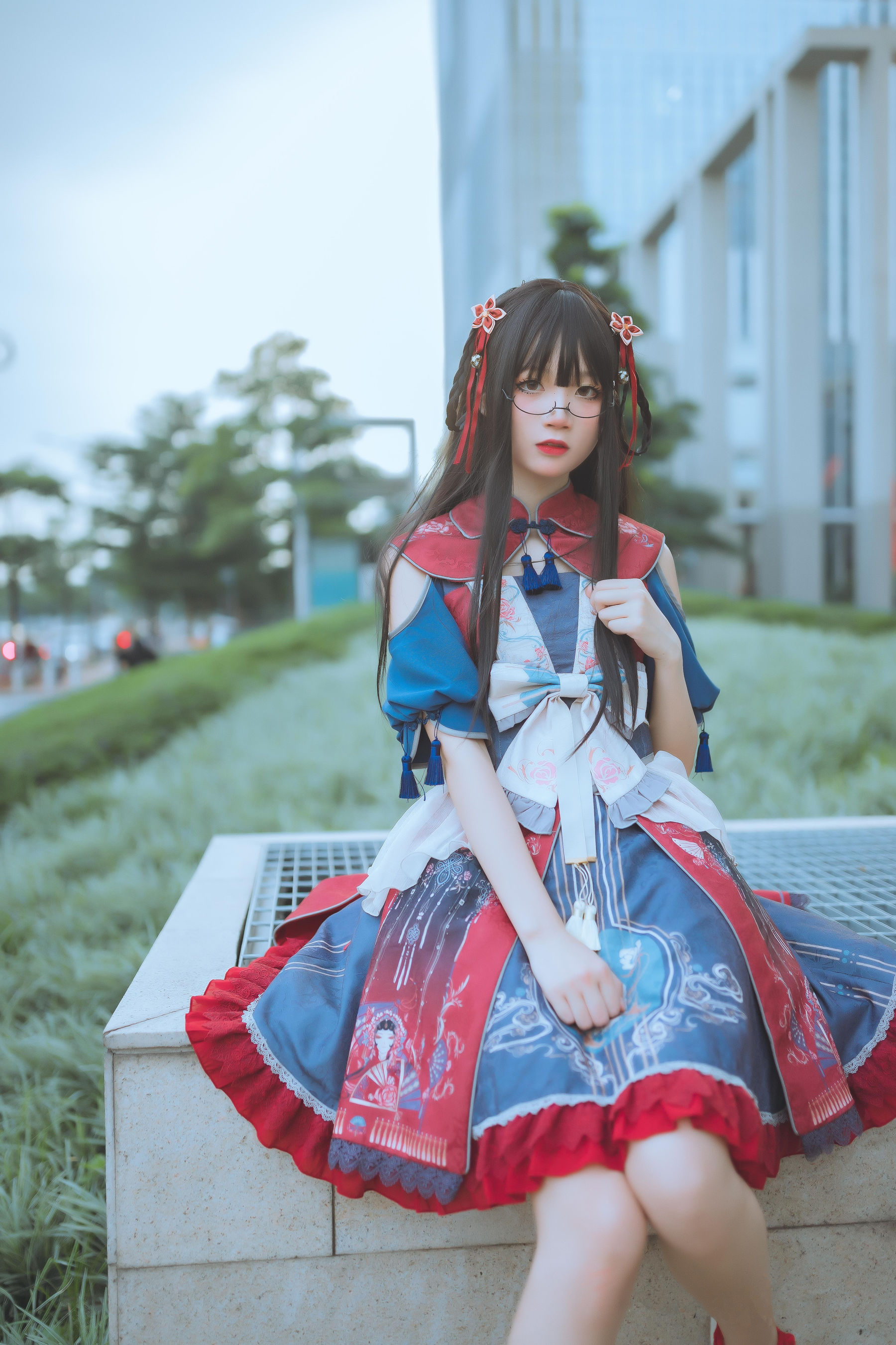 清纯少女五更百鬼 – 梨园春秋 [5P] - 秀人网免费无水印在线套图写真