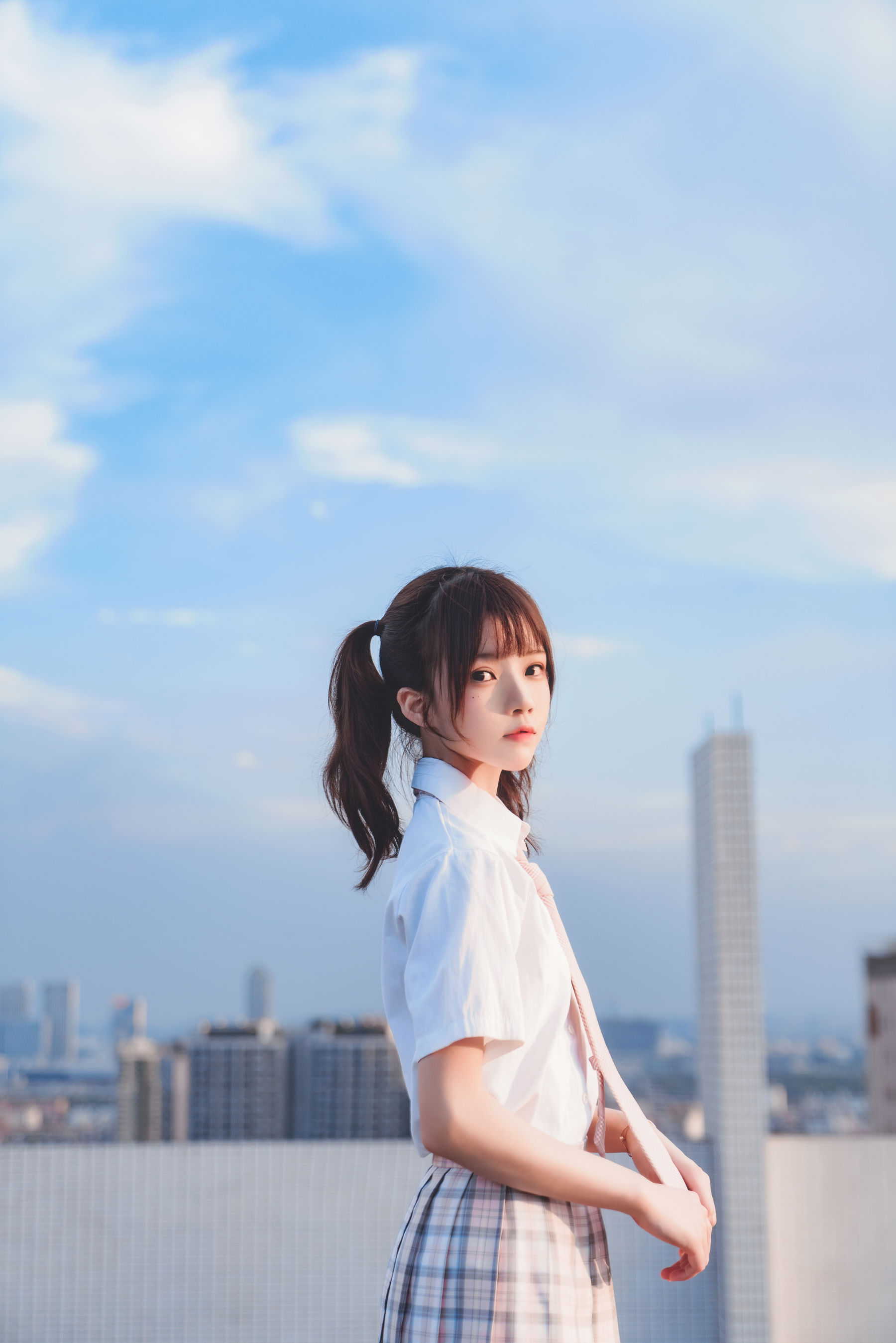 桜桃喵 – 橘子汽水 [15P] - 秀人网免费无水印在线套图写真