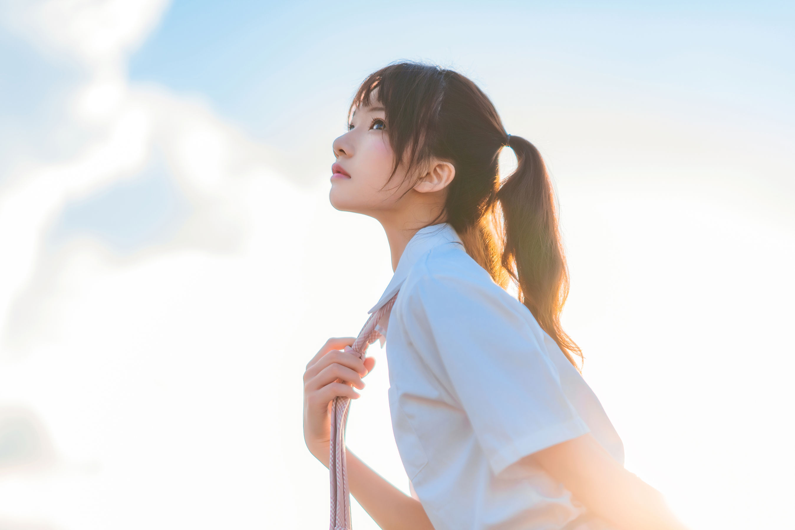 桜桃喵 – 橘子汽水 [15P] - 秀人网免费无水印在线套图写真