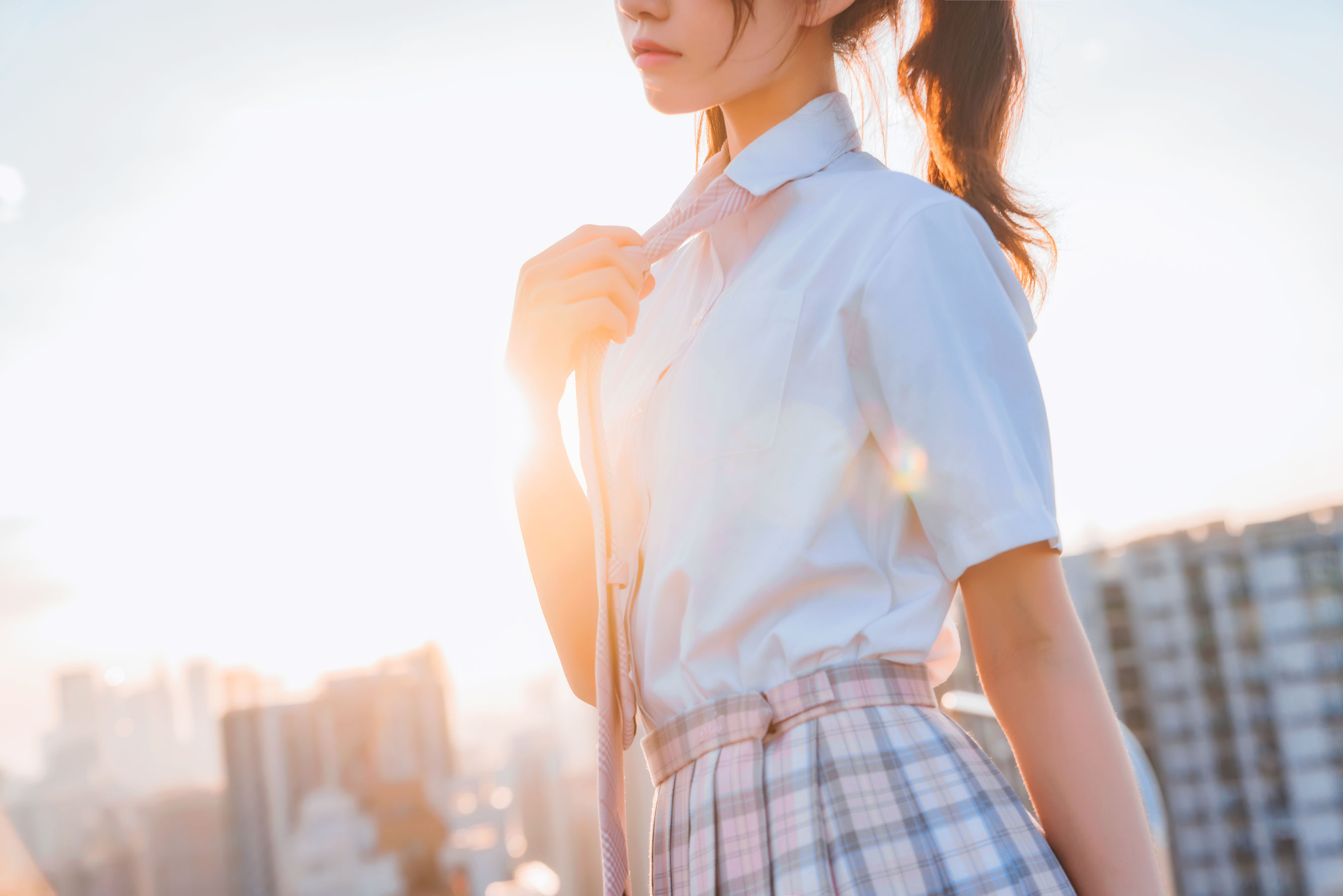 桜桃喵 – 橘子汽水 [15P] - 秀人网免费无水印在线套图写真