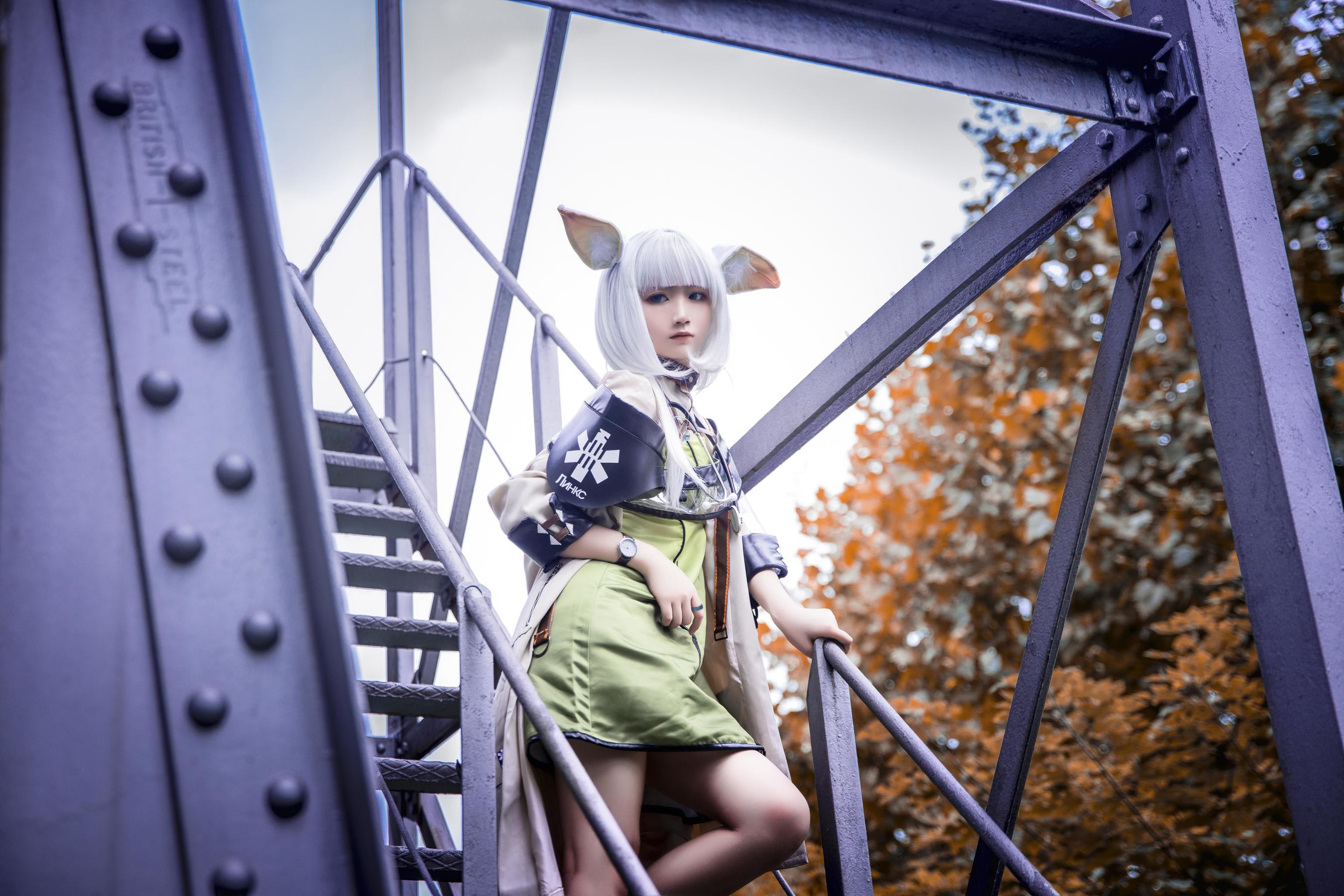 动漫博主弦音sic – 明日方舟 [9P] - 秀人网免费无水印在线套图写真