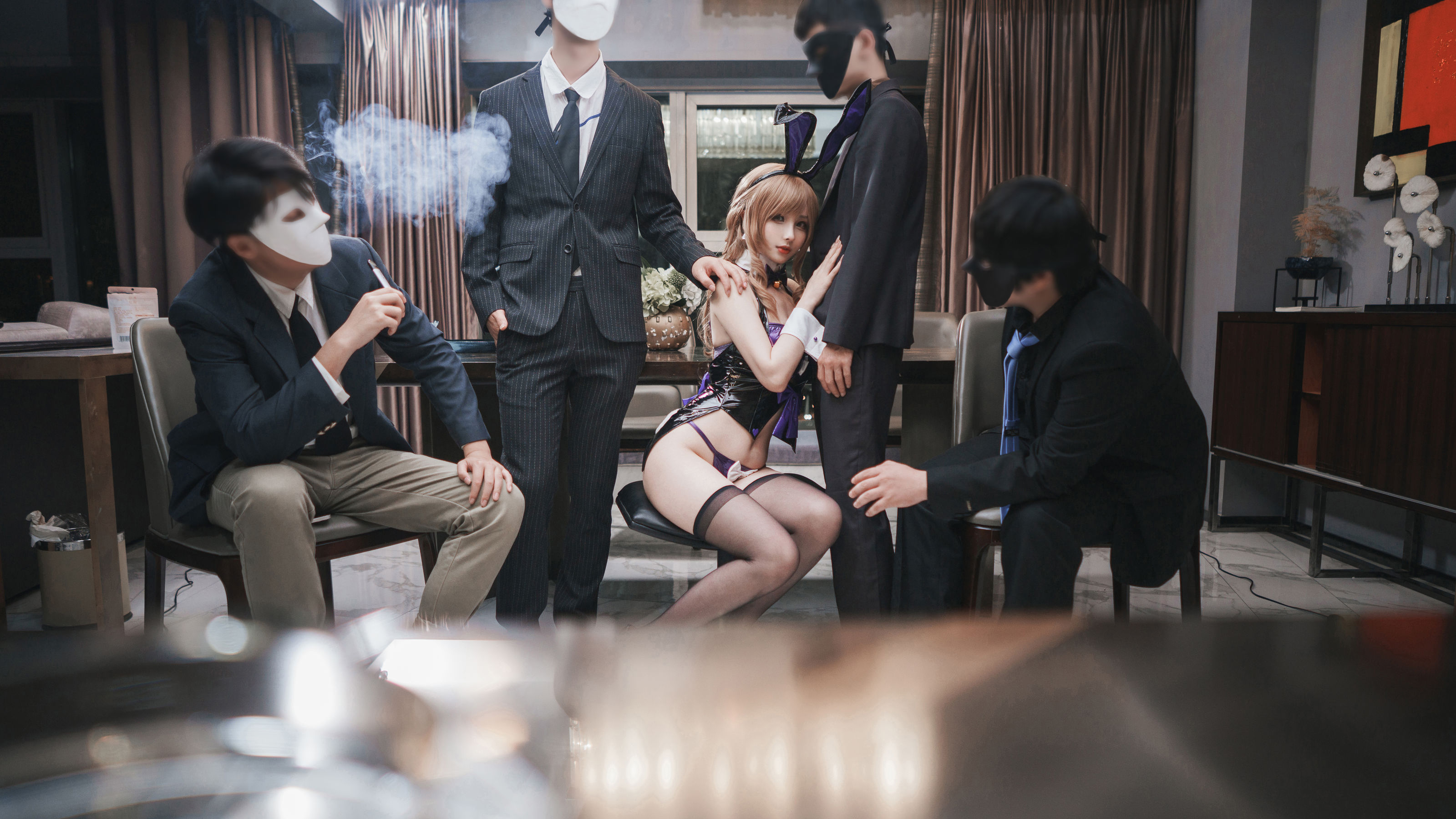 COS福利rioko凉凉子 – 人妻 [26P] - 秀人网免费无水印在线套图写真