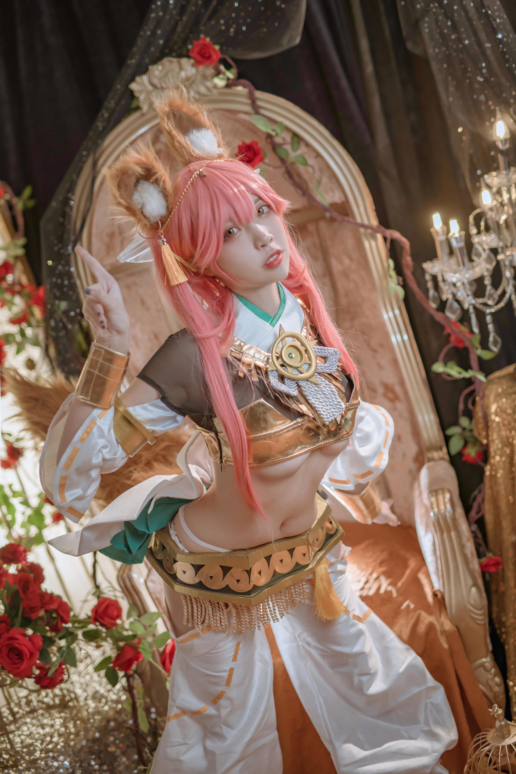 [Cosplay写真] 人气Coser二佐Nisa – 玉藻前神话礼装 [20P] - 秀人网免费无水印在线套图写真