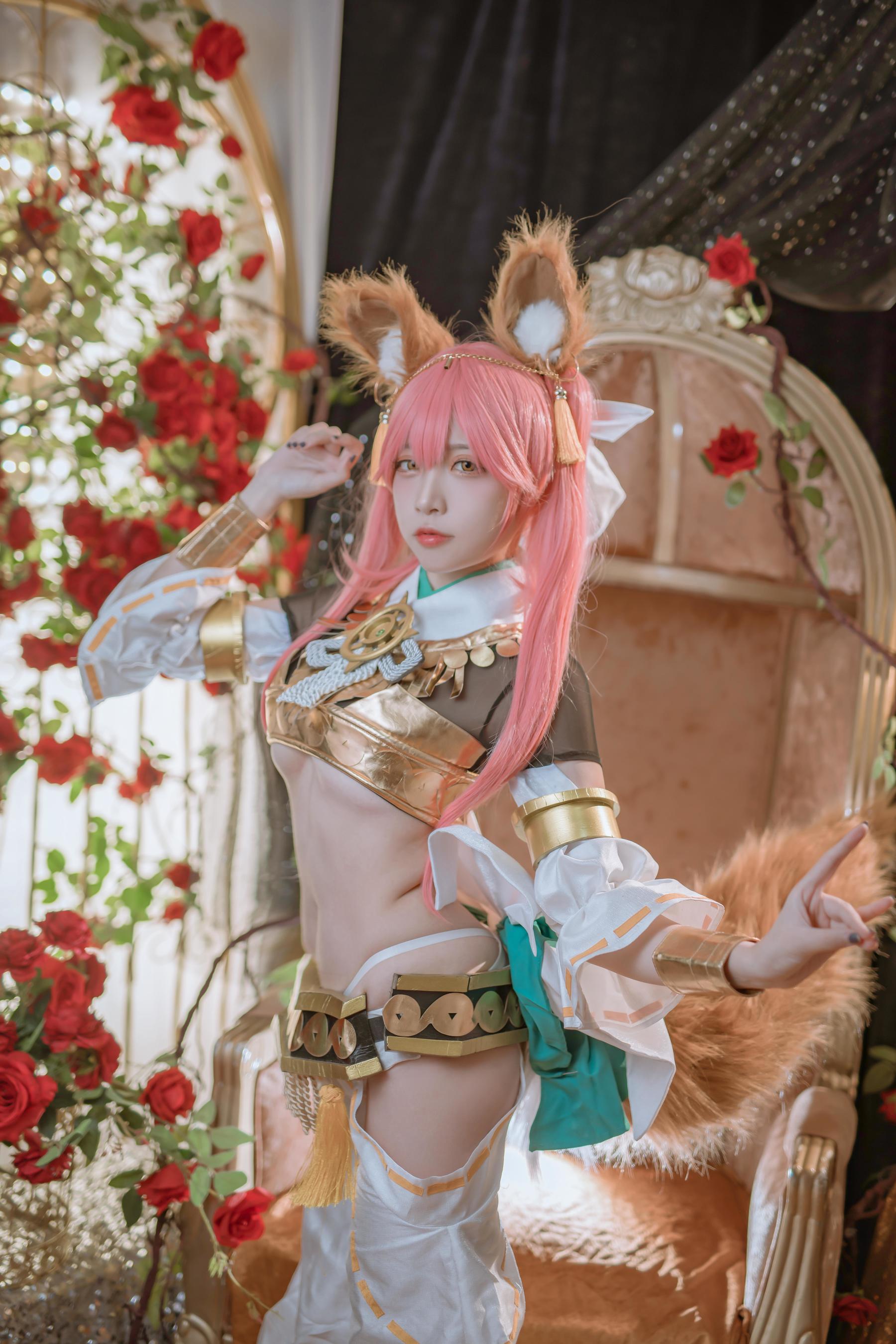 [Cosplay写真] 人气Coser二佐Nisa – 玉藻前神话礼装 [20P] - 秀人网免费无水印在线套图写真