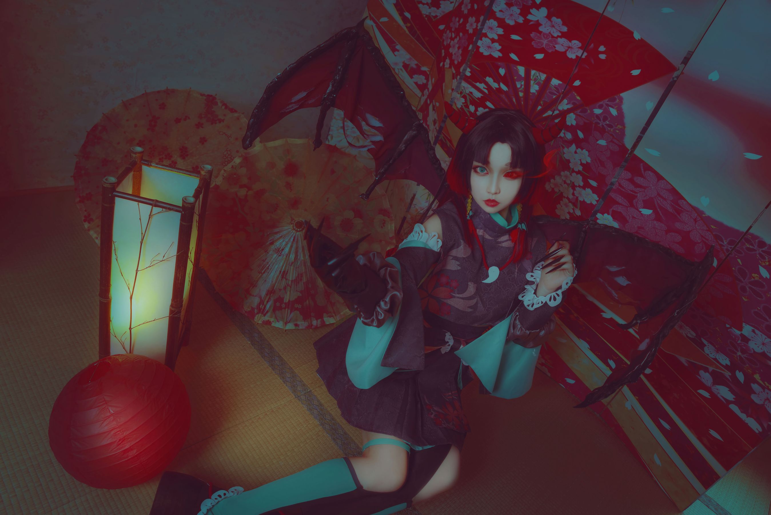 萌妹白易子教主 – 阴阳师 吸血姬 [12P] - 秀人网免费无水印在线套图写真