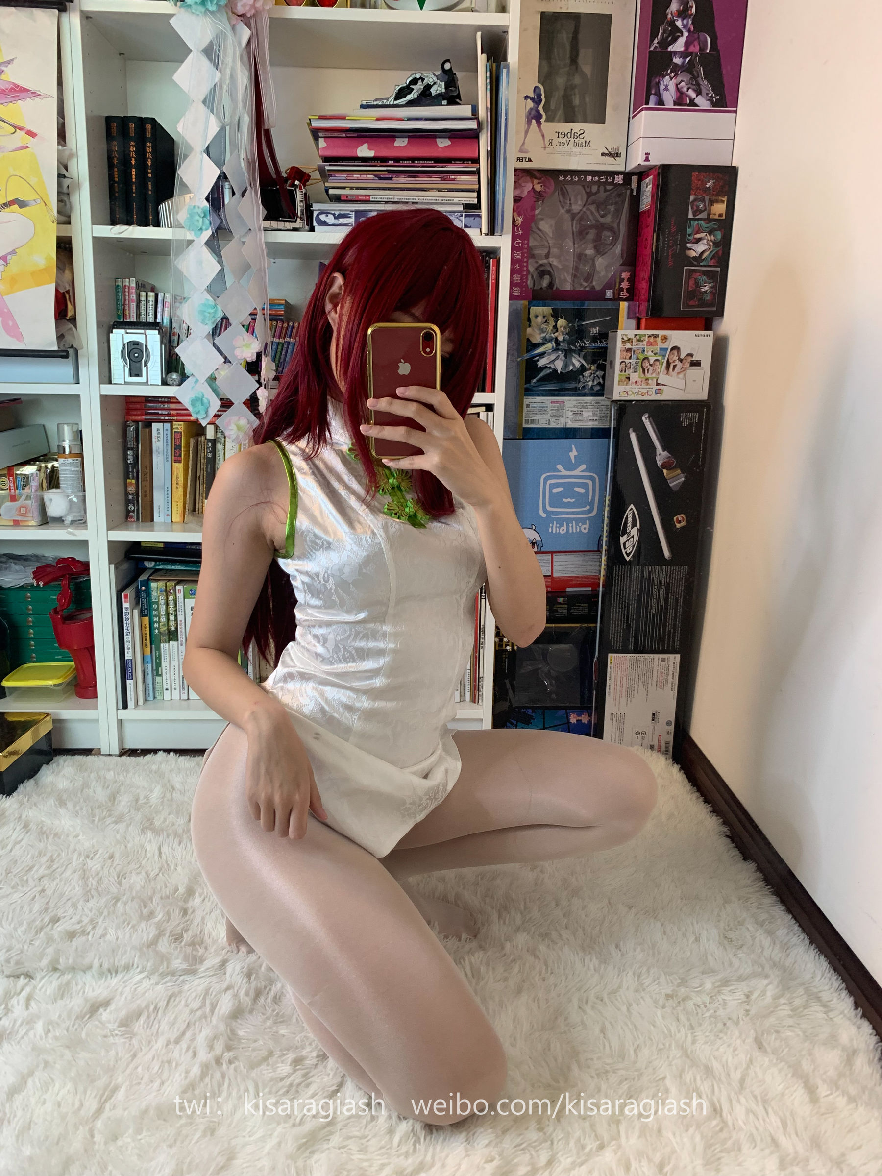 动漫博主如月灰 – 斯卡哈旗袍 [120P] - 秀人网免费无水印在线套图写真