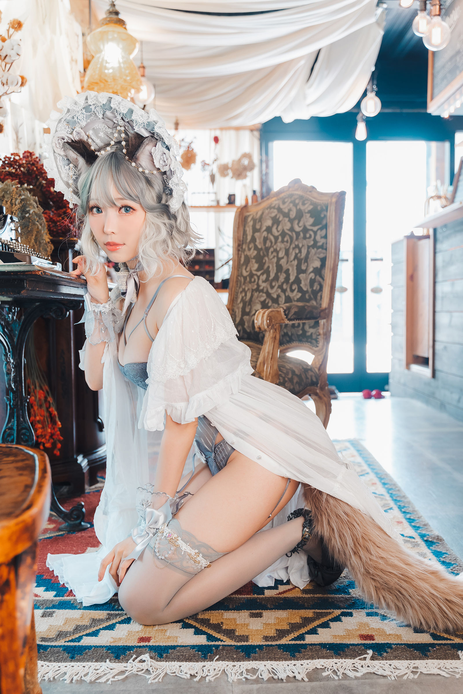 Ely_eee(ElyEE子) – agdoll Cat Doll 布偶貓少女人形 [51P] - 秀人网免费无水印在线套图写真