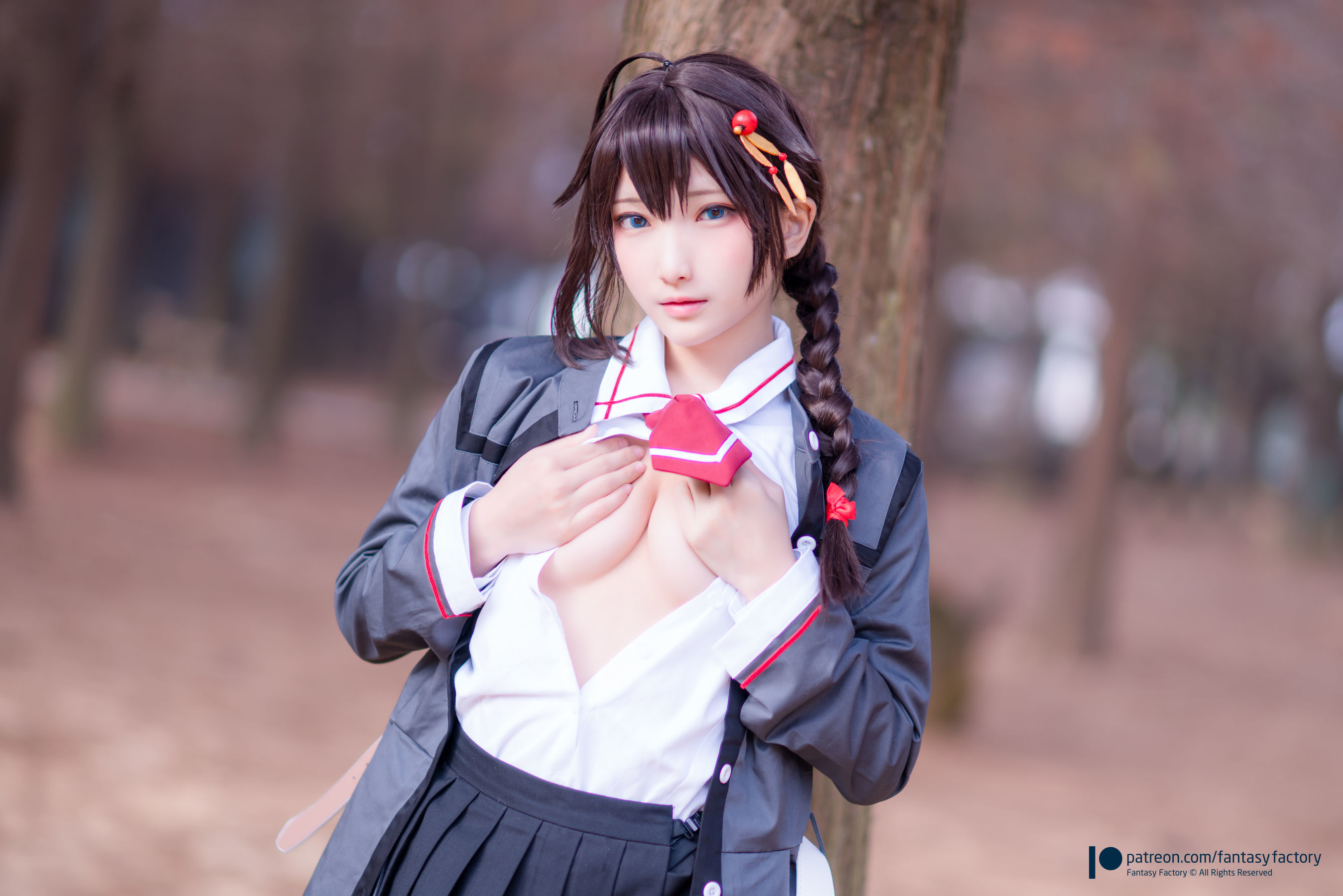 [Fantasy Factory] 小丁Cosplay – JK制服 水手小兔 外拍 [66P] - 秀人网免费无水印在线套图写真