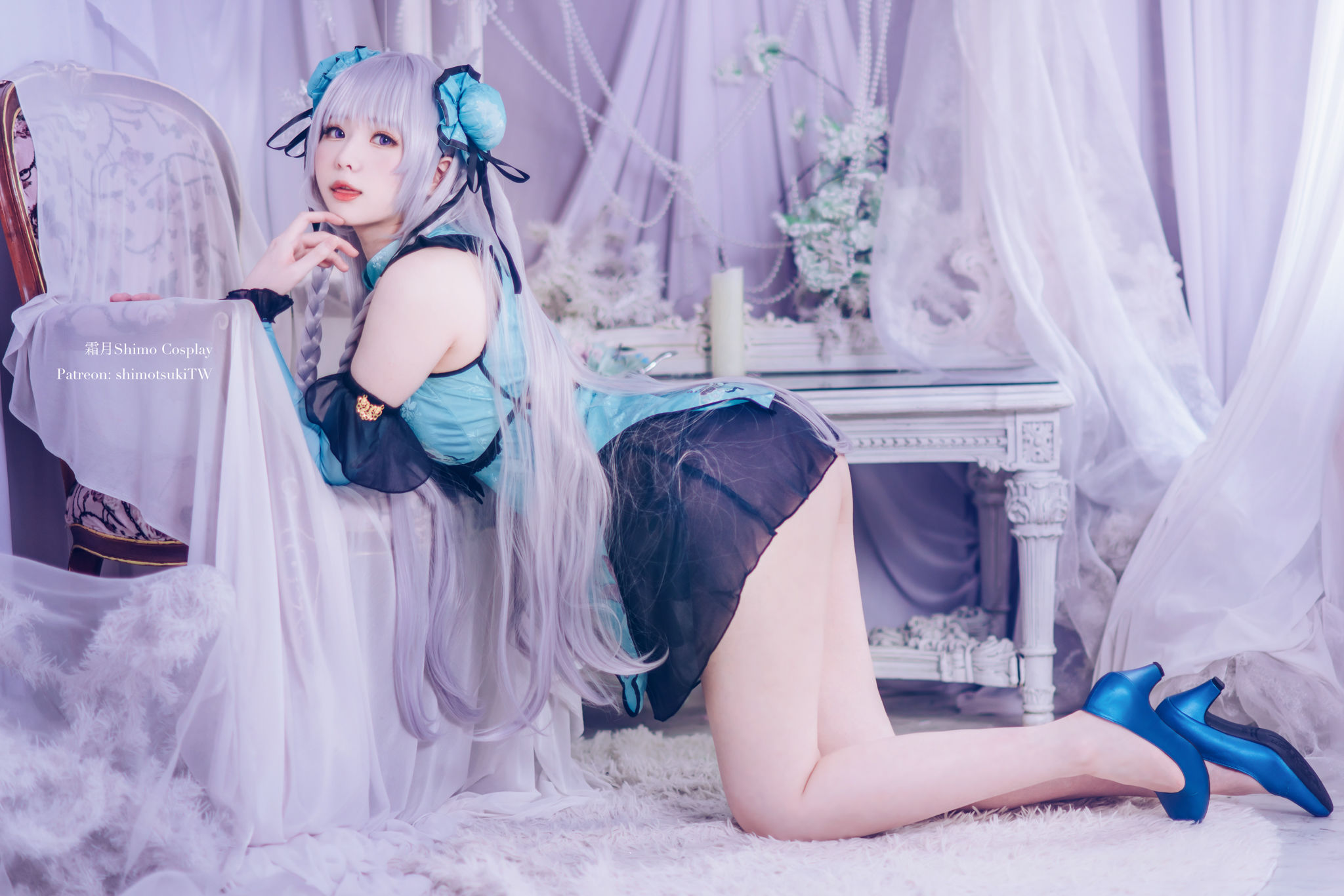 微博妹纸霜月shimo – 艳娘幻梦谭 黛玉 [16P] - 秀人网免费无水印在线套图写真