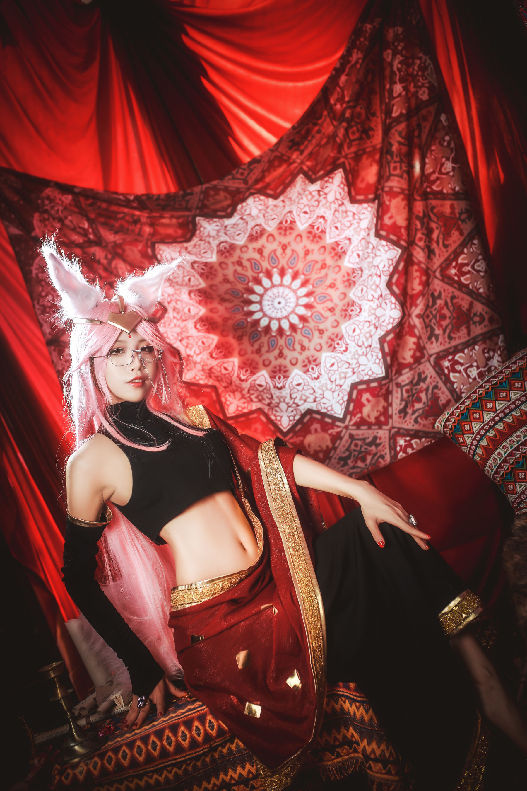 [Cosplay写真] 动漫博主水淼aqua – 玉藻前柯杨斯卡娅 [12P] - 秀人网免费无水印在线套图写真