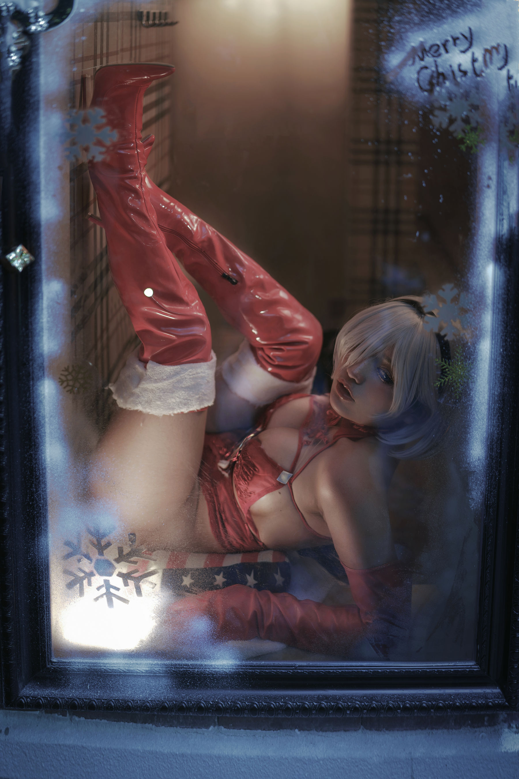 一笑芳香沁 – 2B圣诞 [30P] - 秀人网免费无水印在线套图写真