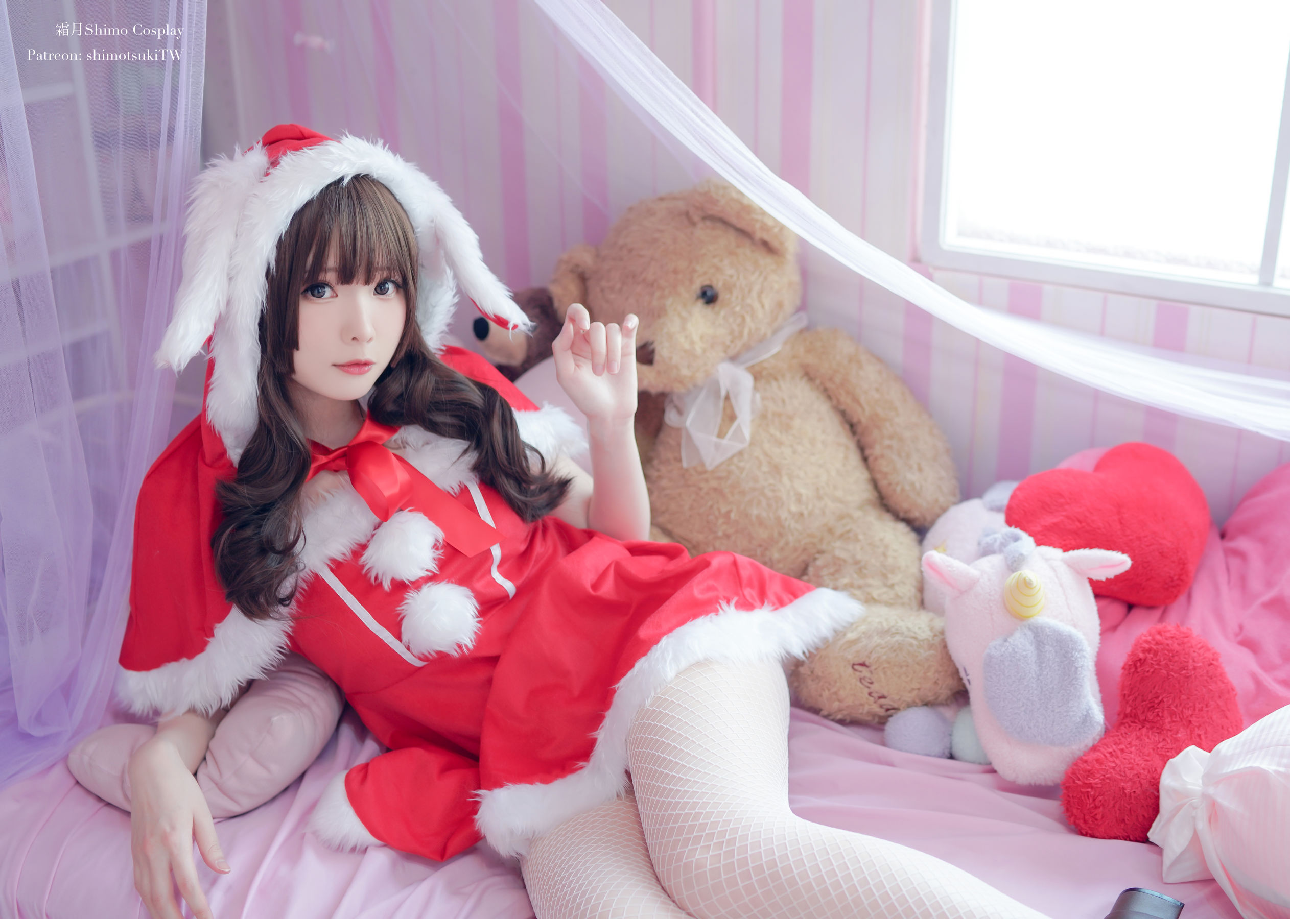 微博妹纸霜月shimo – 兔子圣诞节 [12P] - 秀人网免费无水印在线套图写真