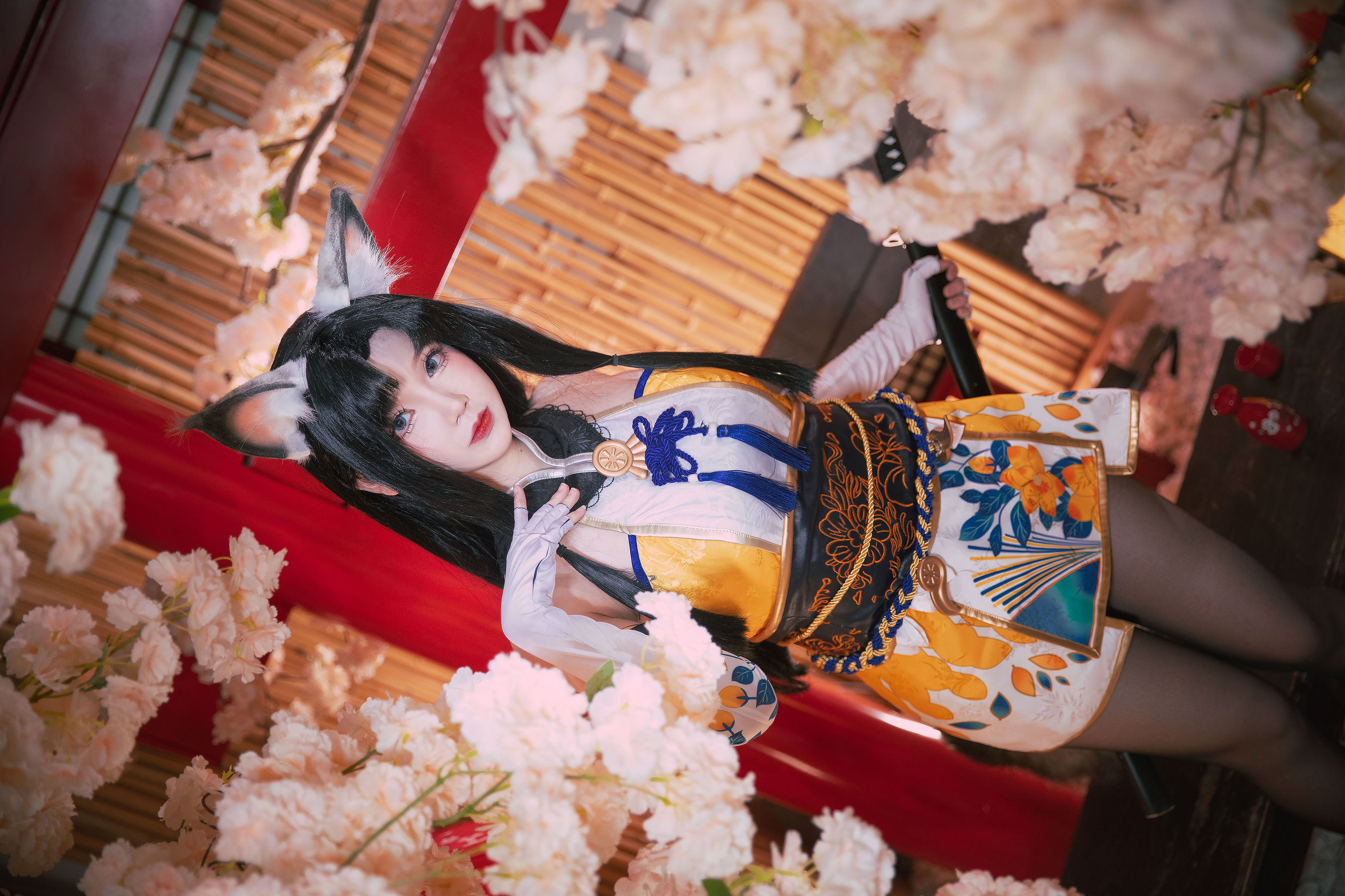 动漫博主雪晴Astra – 永劫无间 黑丝胡桃 [12P] - 秀人网免费无水印在线套图写真