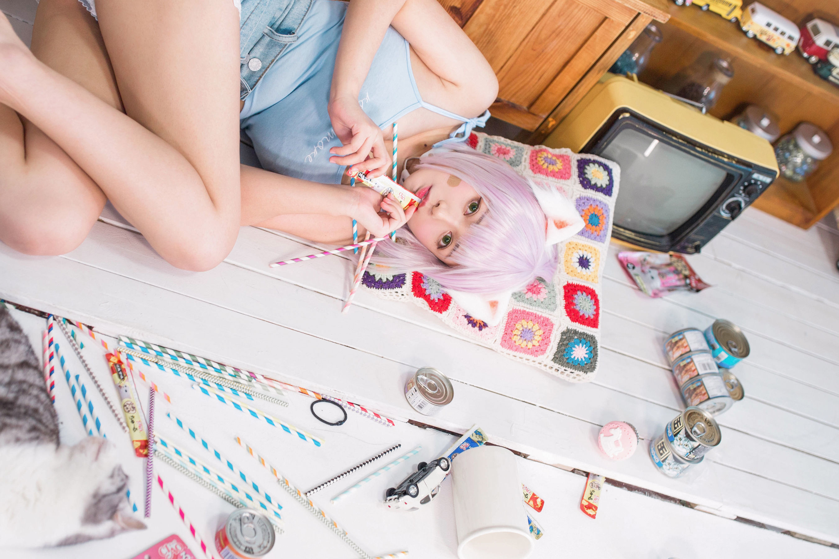 大眼萌妹黑猫猫OvO – 养猫小课堂 [35P] - 秀人网免费无水印在线套图写真