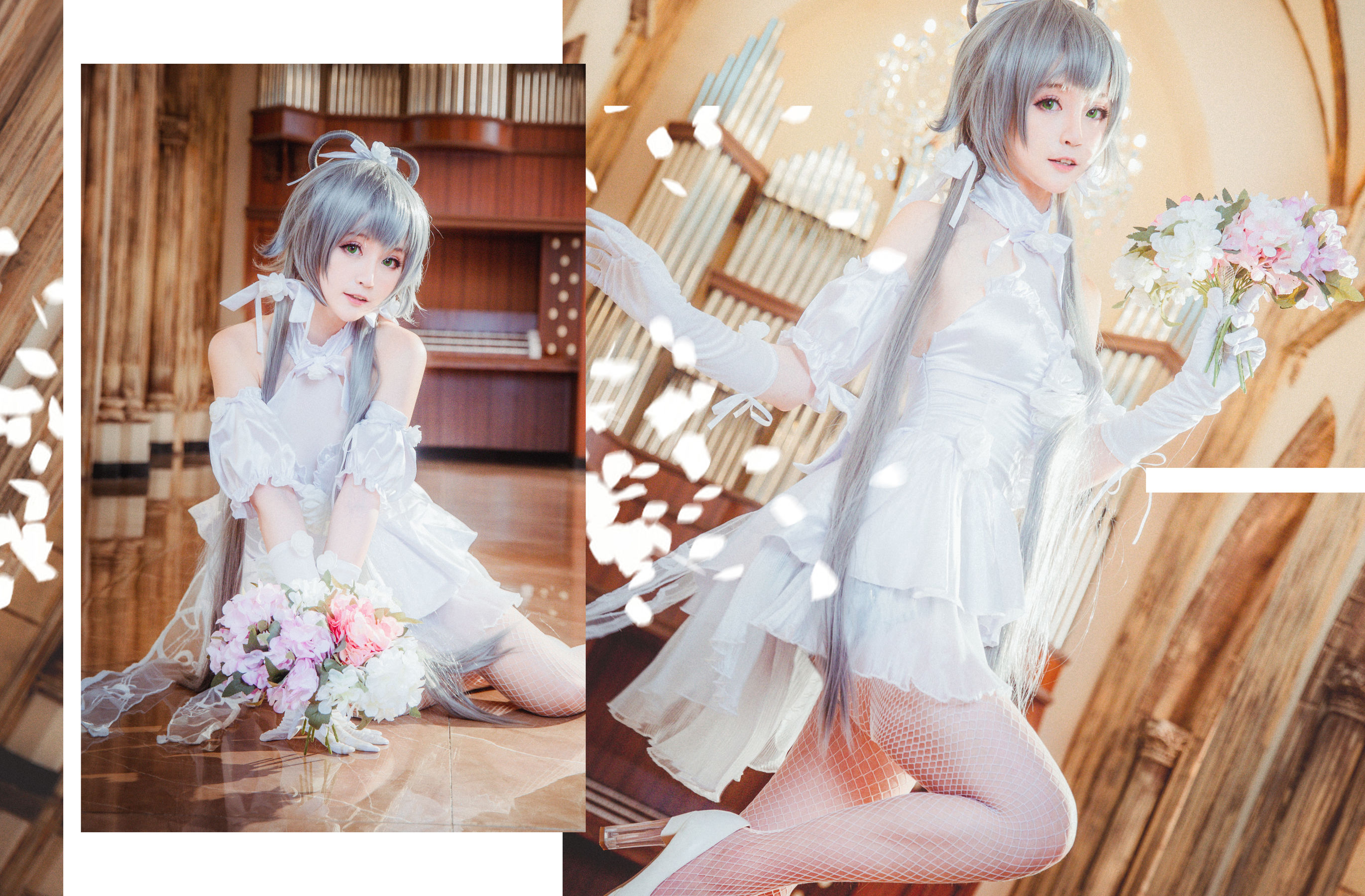 萌宠博主yui金鱼 – 洛天依花嫁 [11P] - 秀人网免费无水印在线套图写真